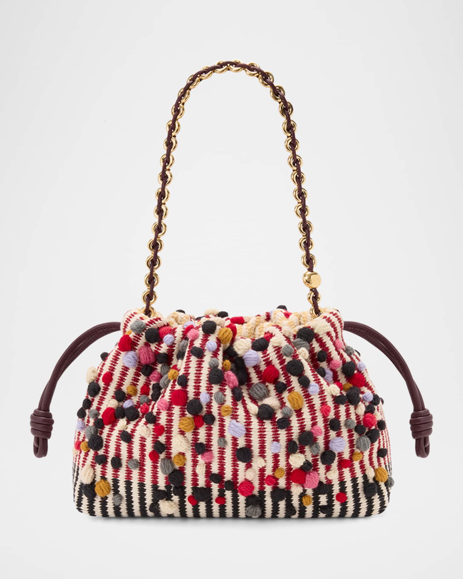 x Albers Flamenco Medium Crossbody Bag in Cotton Jacquard