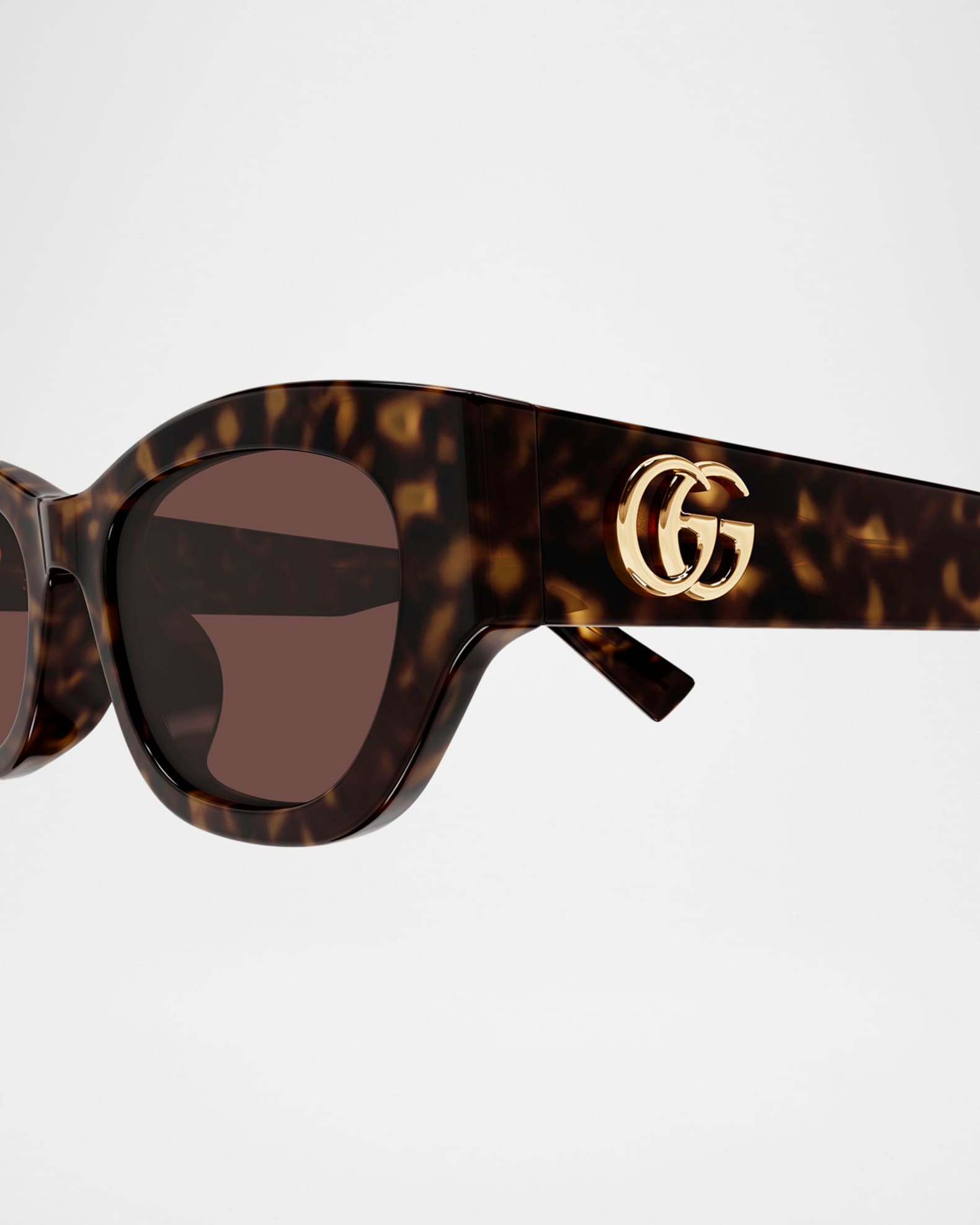 Gucci GG Extruded 53mm Acetate Cat-Eye Sunglasses | Neiman Marcus