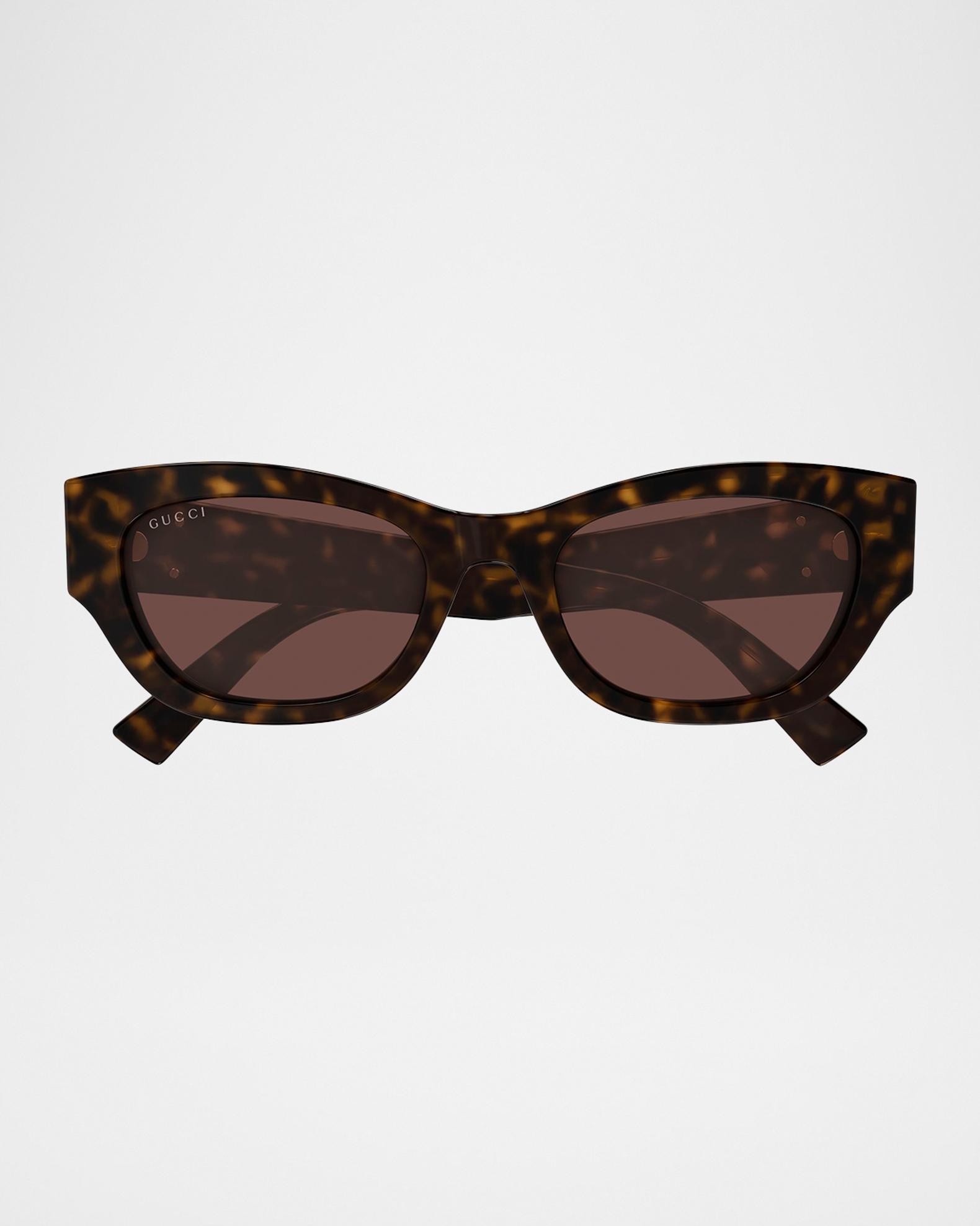 Gucci GG Extruded 53mm Acetate Cat-Eye Sunglasses | Neiman Marcus