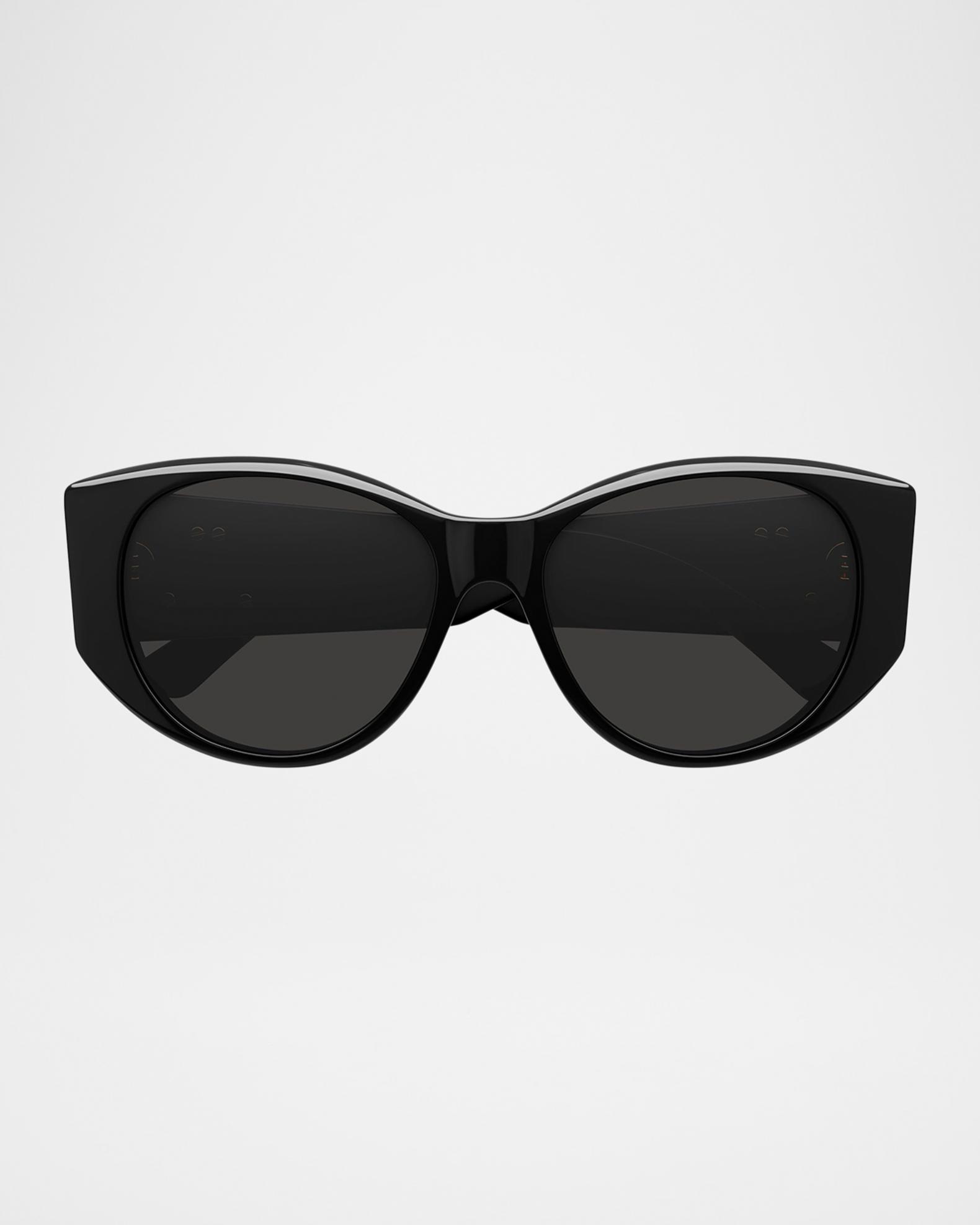 Balenciaga Nano 50mm Acetate Round Sunglasses | Neiman Marcus