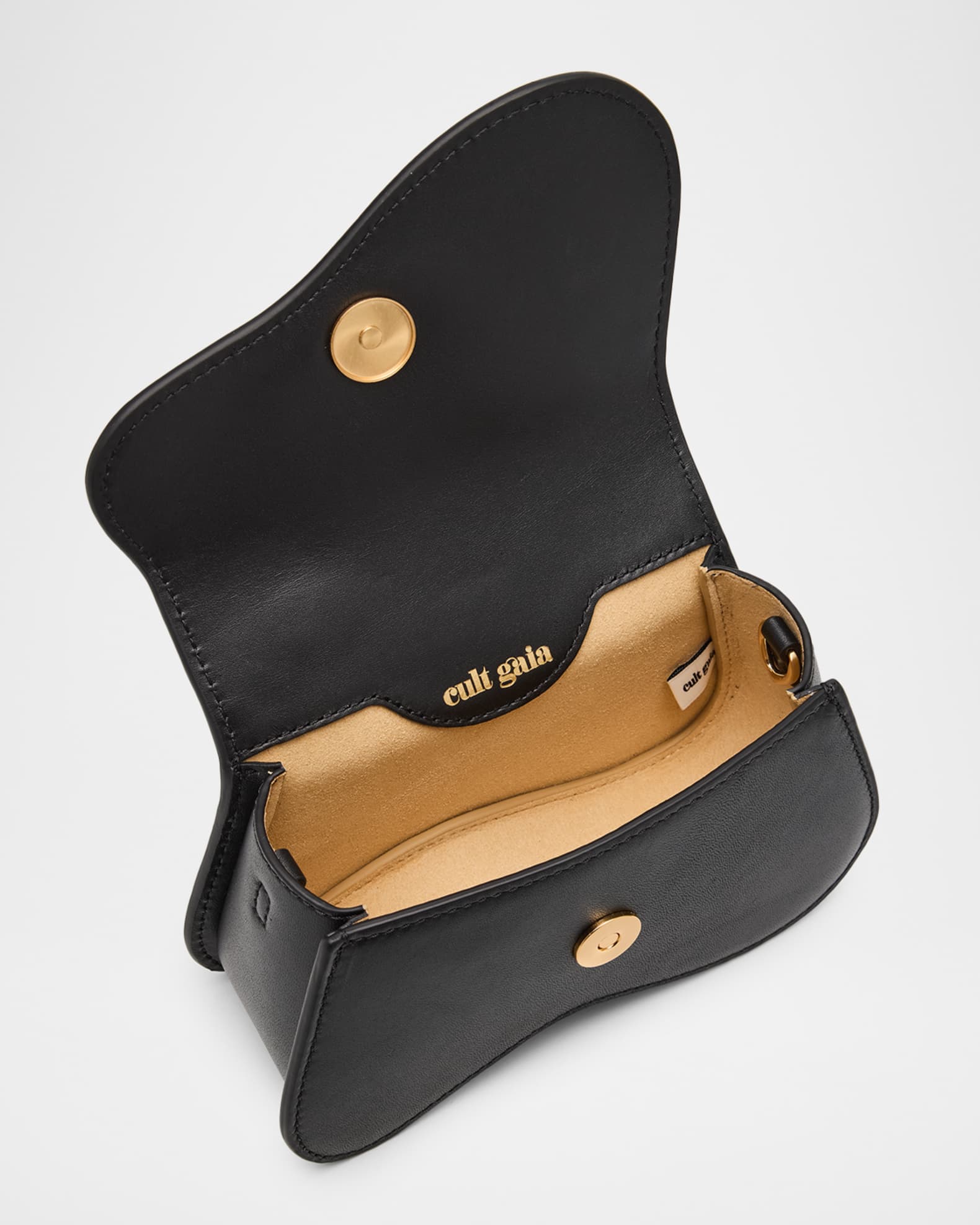 Cult Gaia Kazia Nano Leather Crossbody Bag | Neiman Marcus