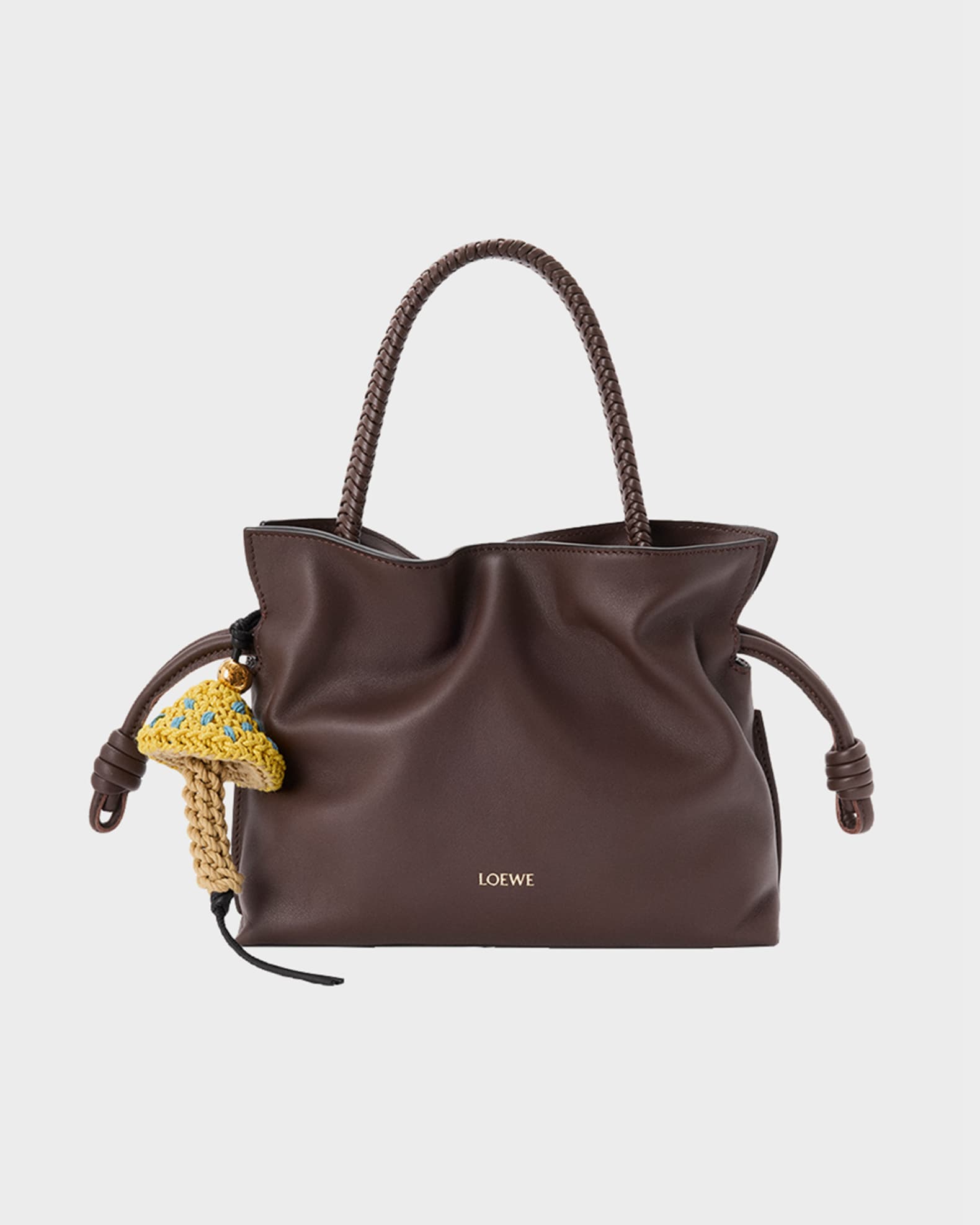 LOEWE バックチャーム Loewe Woven Mushroom Bag Charm | Neiman Marcus