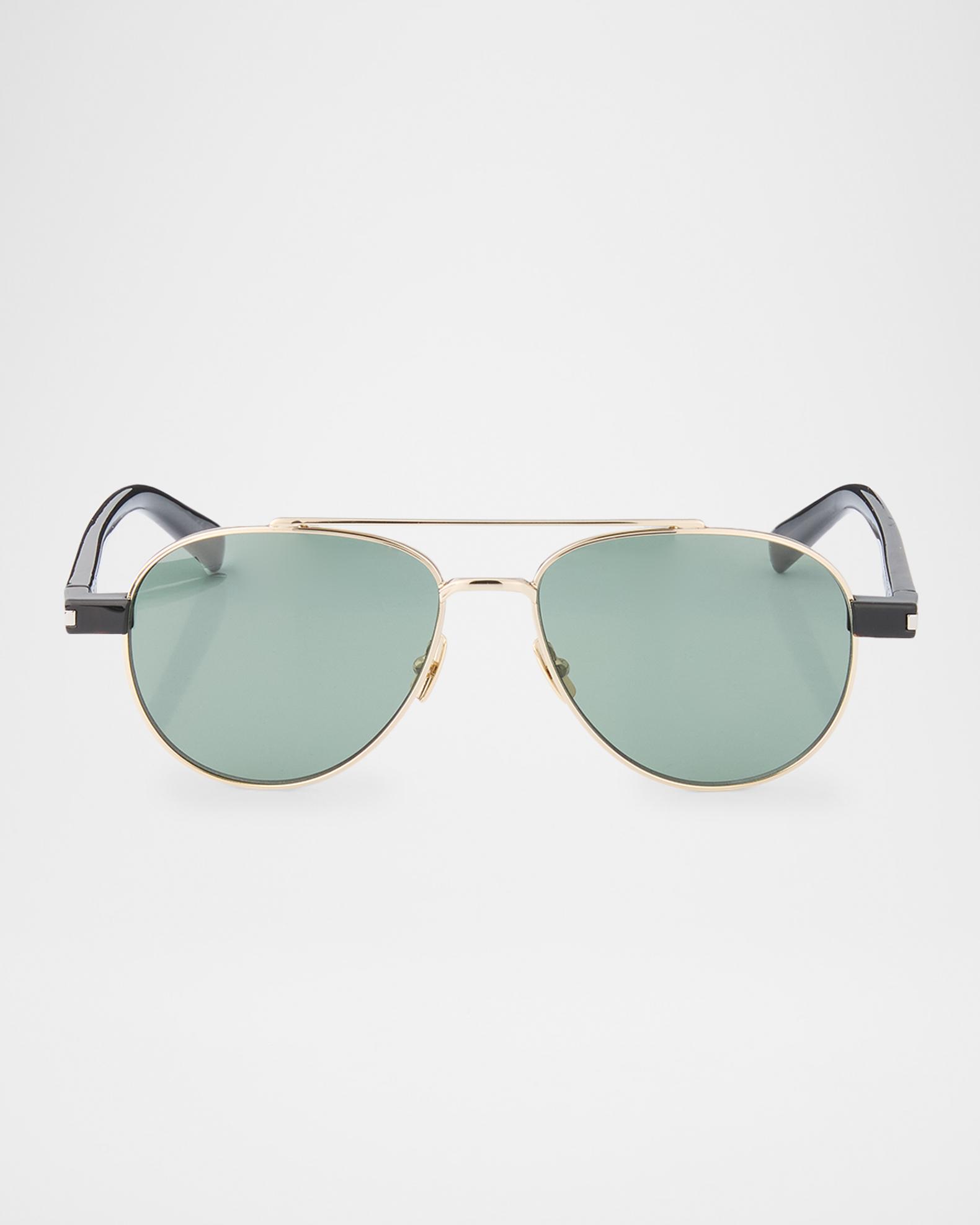 Saint Laurent - Aviator-style acetate sunglasses Saint Laurent Eyewear Oversized Aviator-style Acetate  main image 2