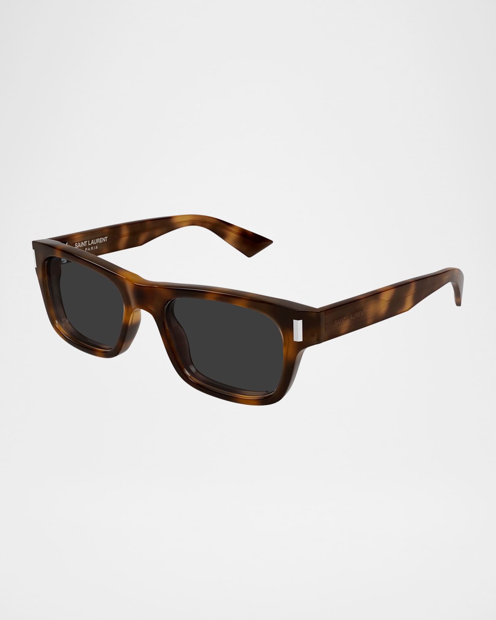 Saint Laurent Men's SL 83-002 Plastic Rectangle Sunglasses