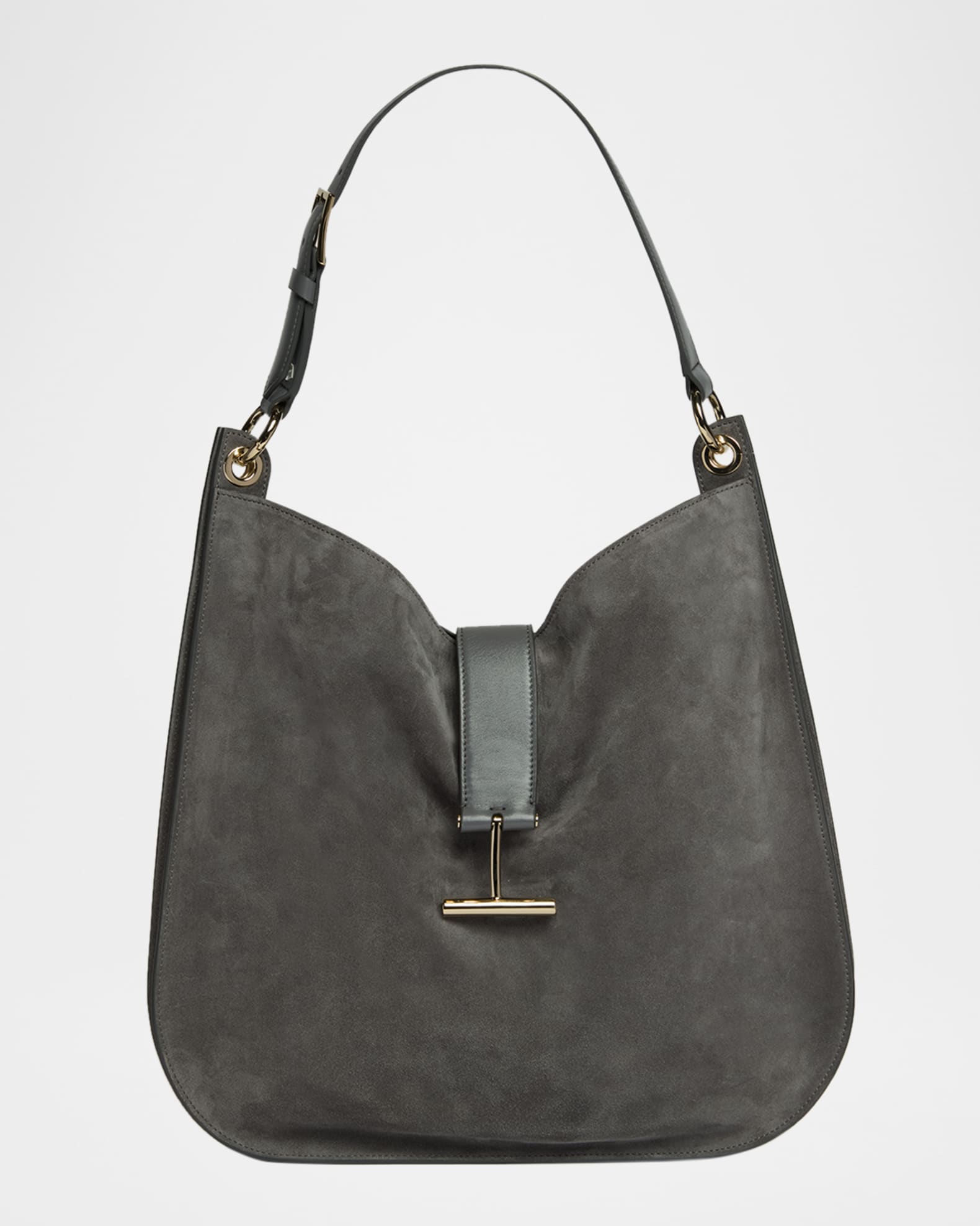 TOM FORD Tara Large Suede Leather Crossbody Bag | Neiman Marcus