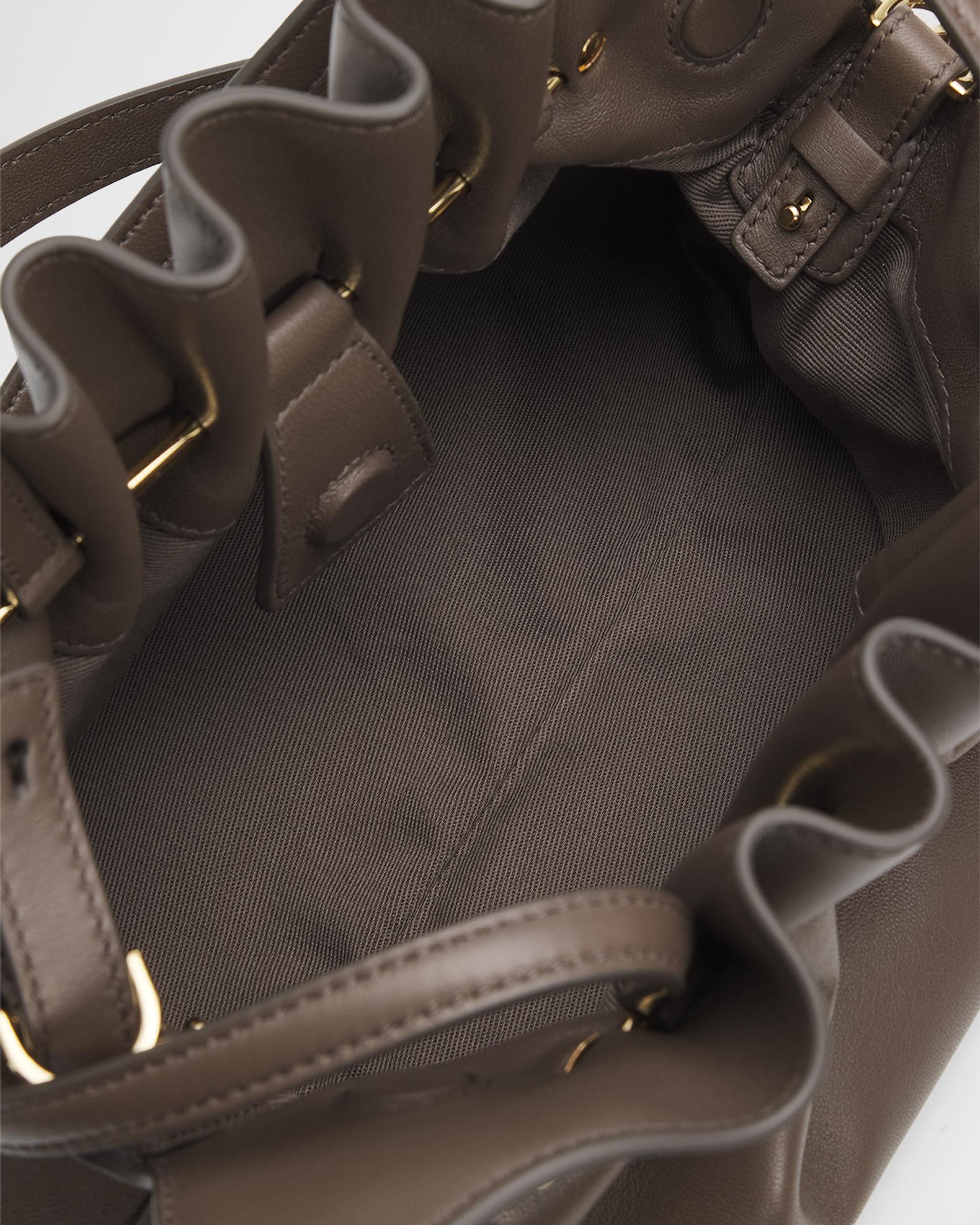 Ferragamo Small Piercing Nappa Leather Shoulder Bag | Neiman Marcus