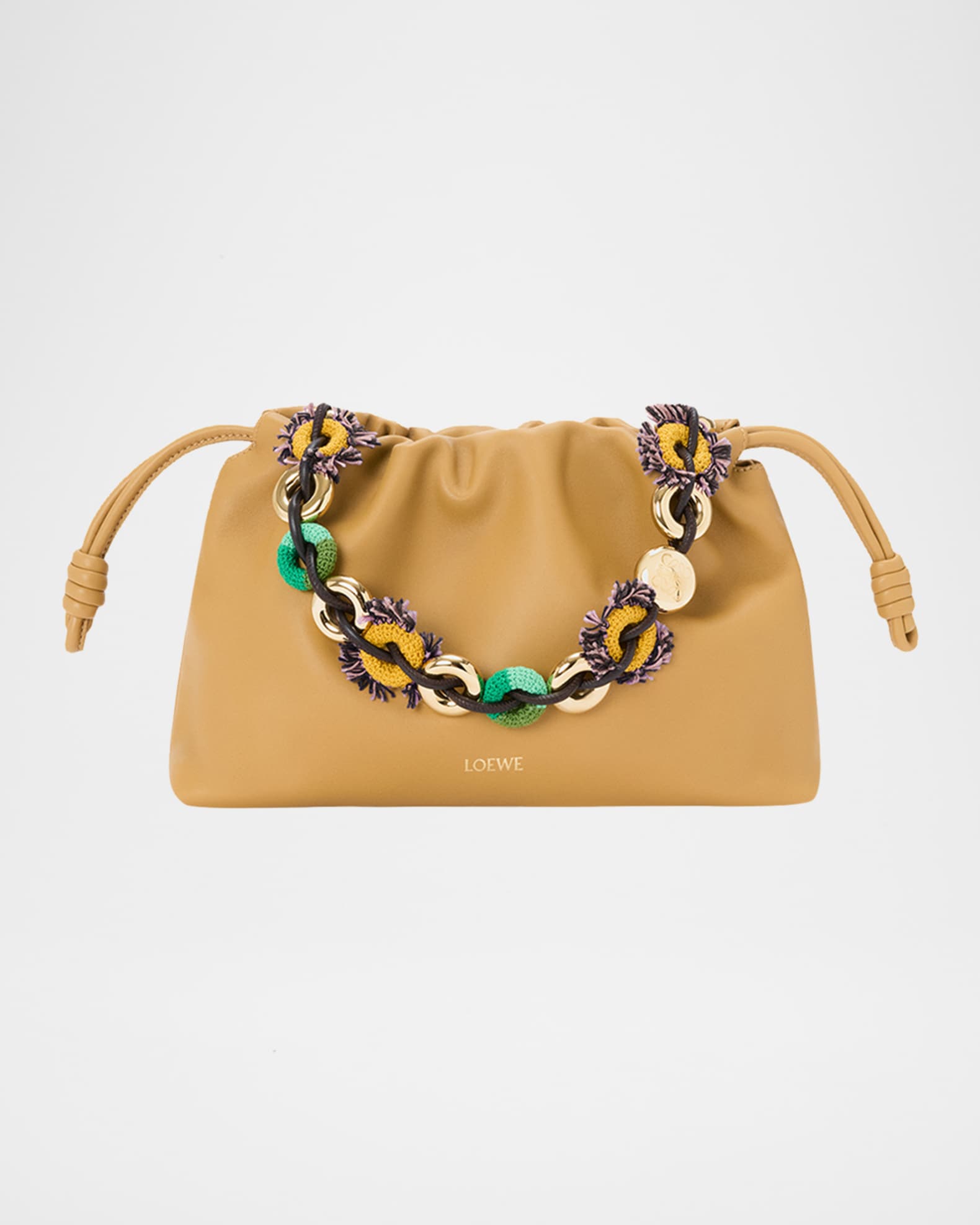 Loewe Crochet Donut Chain Shoulder Strap | Neiman Marcus
