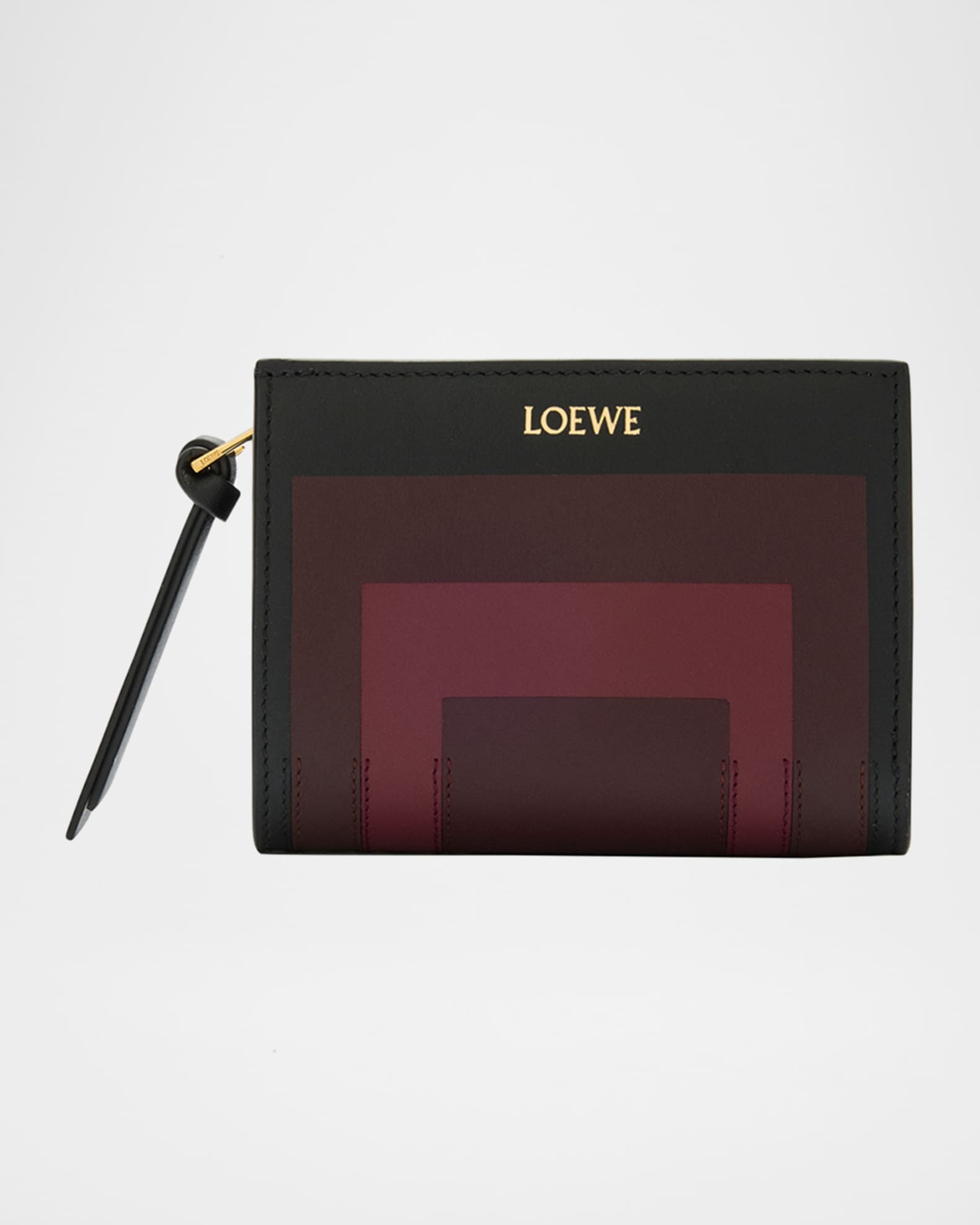 LOEWE ケース レザー ✖️スウェード Loewe x Albers Compact Bifold Wallet in Nappa Leather | Neiman Marcus