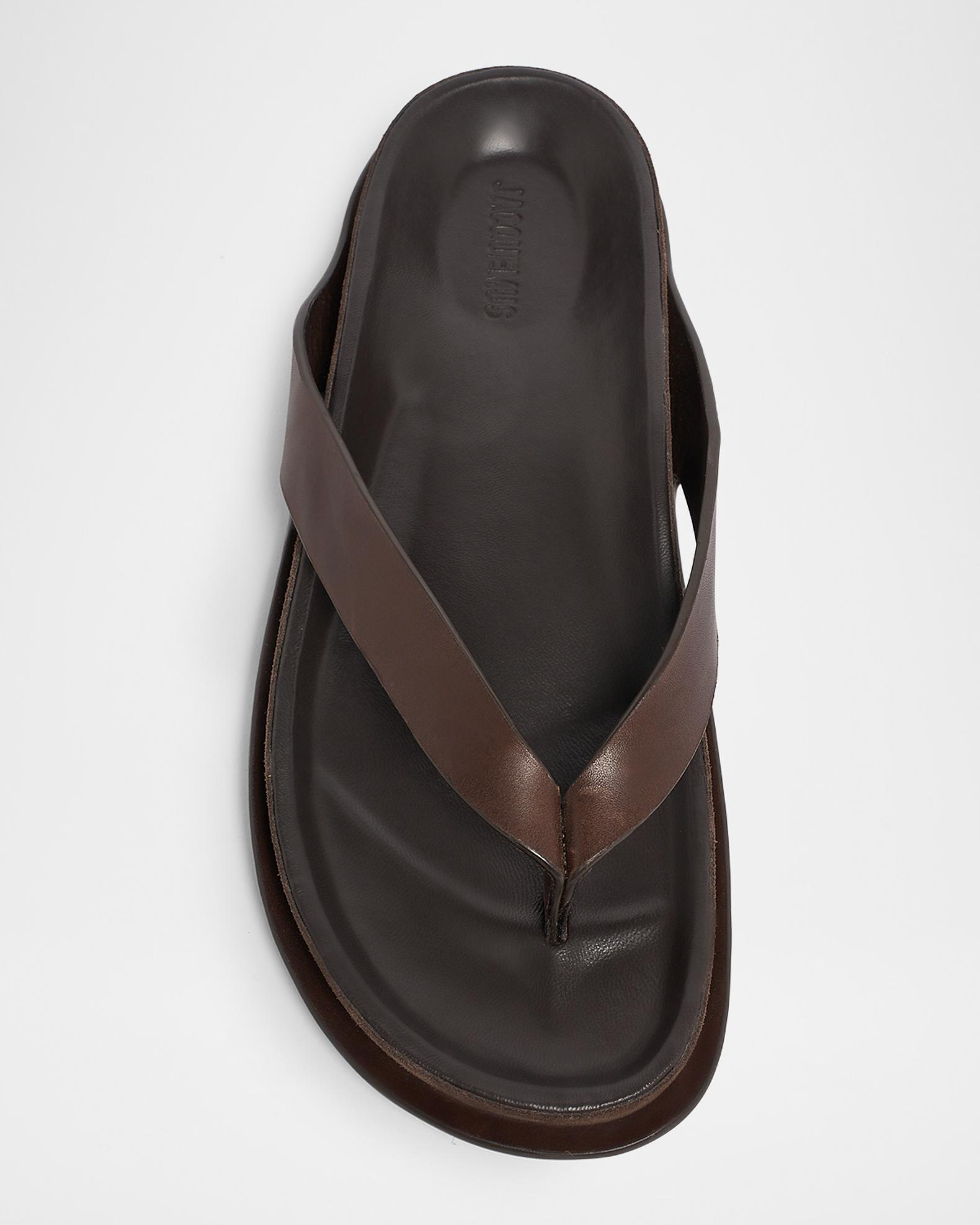 Leather Thong Flip Flop Sandals for Men Jacquemus Men main image 3