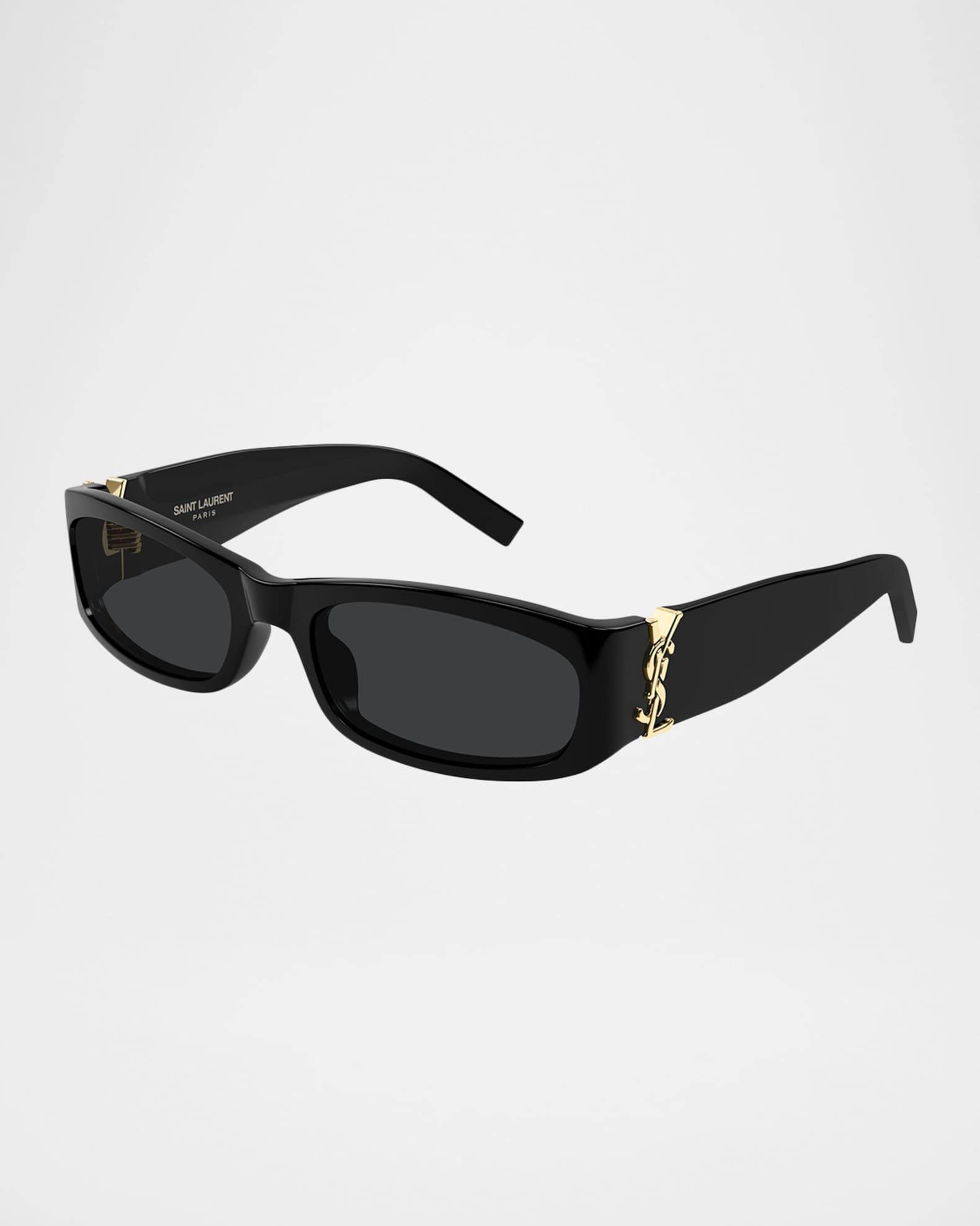 Saint Laurent YSL 55mm Acetate Rectangular Sunglasses | Neiman Marcus