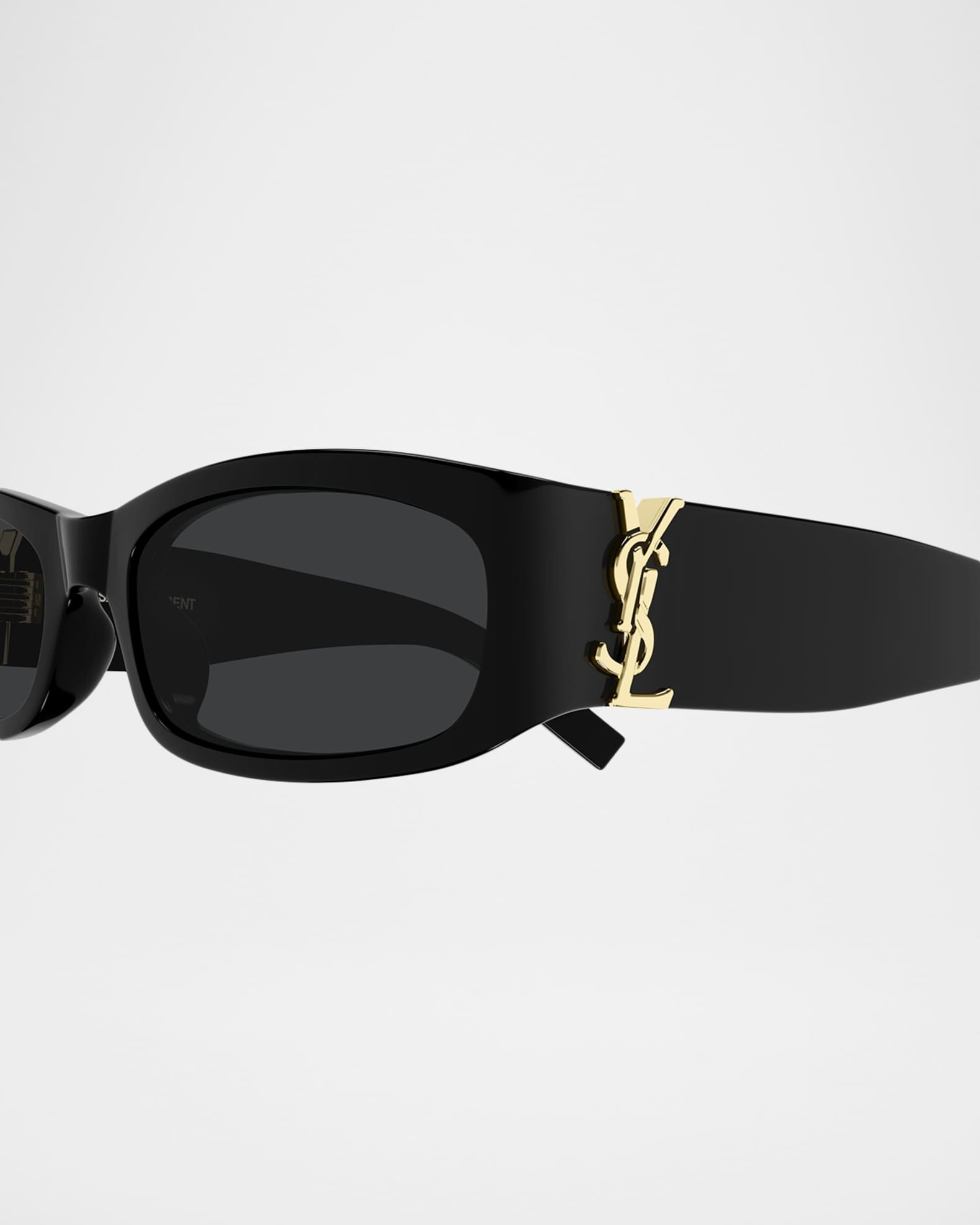 Saint Laurent YSL 55mm Acetate Rectangular Sunglasses | Neiman Marcus