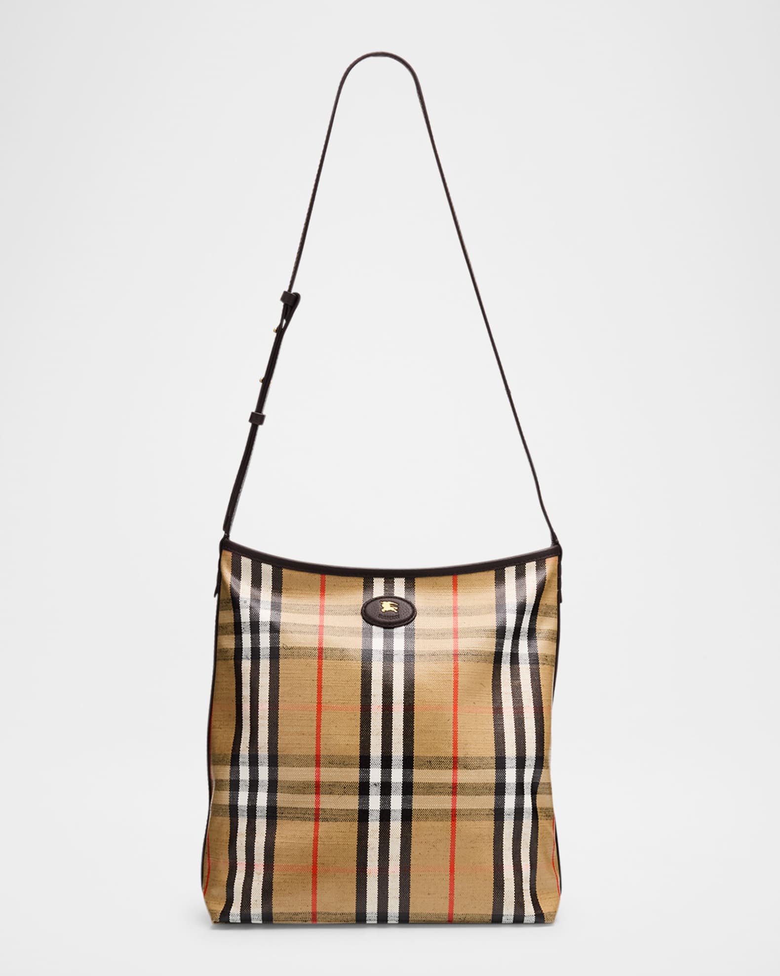 Burberry 限定ハイライト Burberry Highlands Small Coated Check Shoulder Bag | Neiman Marcus