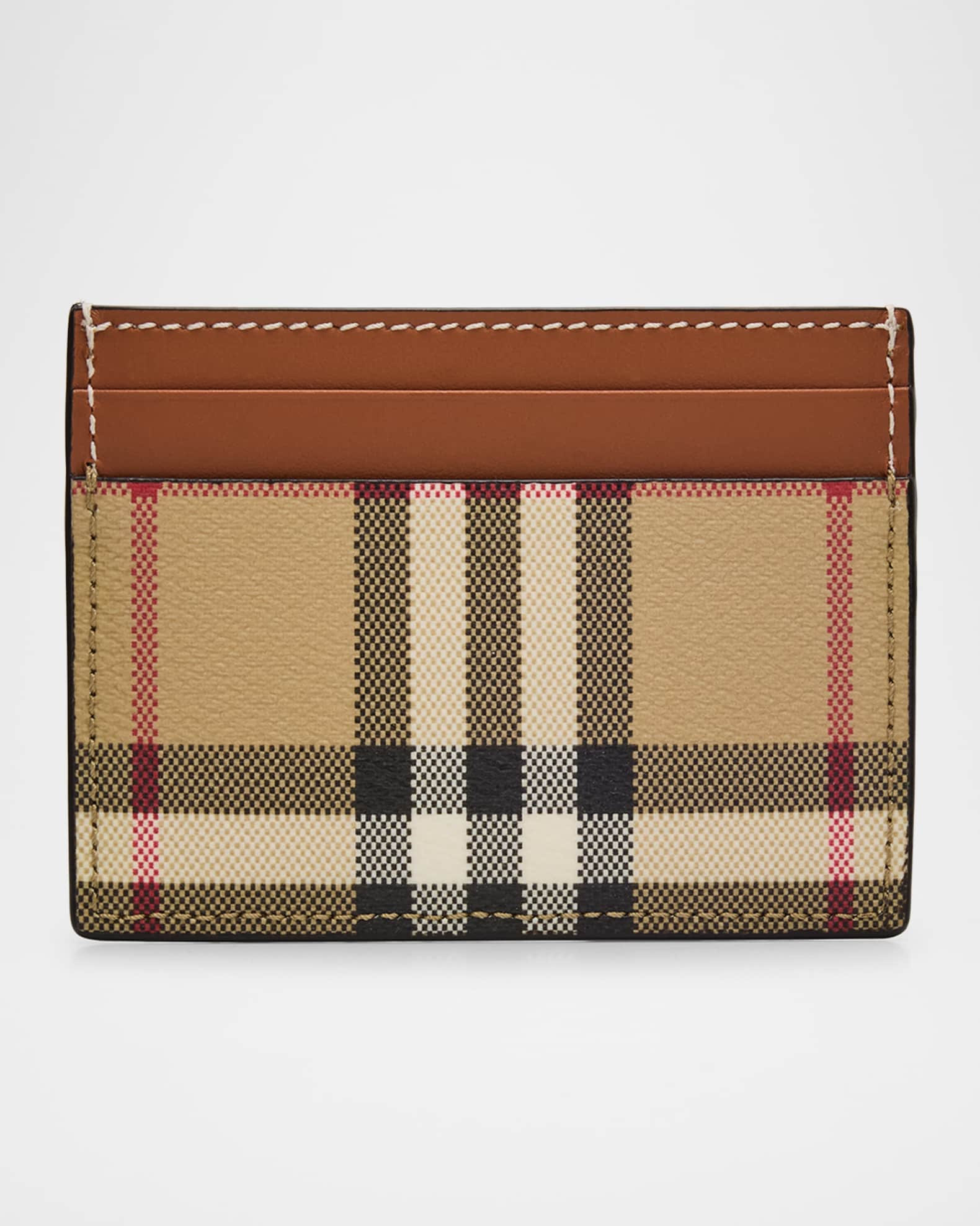 Burberry Check Card Case | Neiman Marcus
