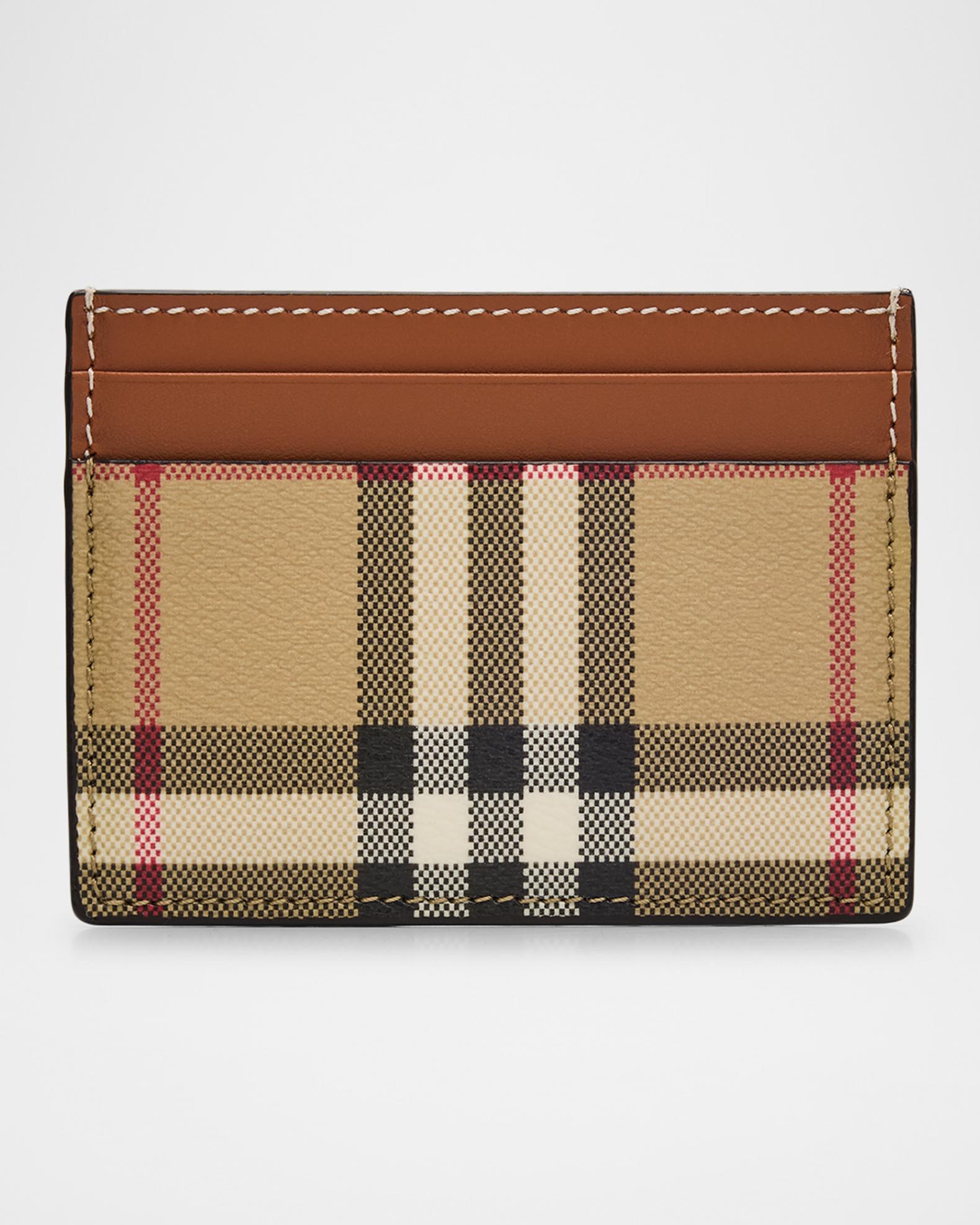 Burberry Check Card Case | Neiman Marcus