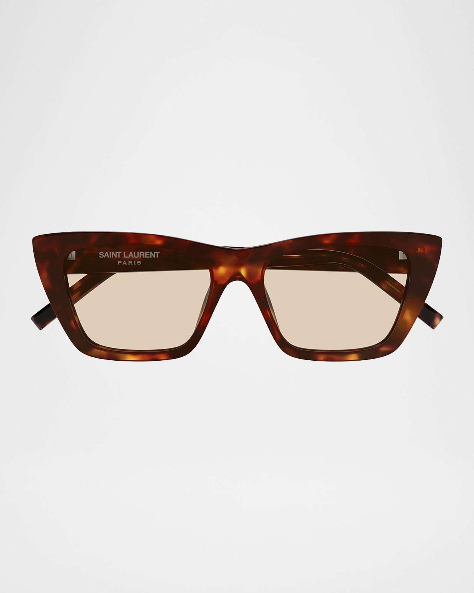 New Acetate YSL Angular cat-eye sunglasses in HAVANA Amazon.com: Saint Laurent Cat Eye Sunglasses Havana Havana  main image 4