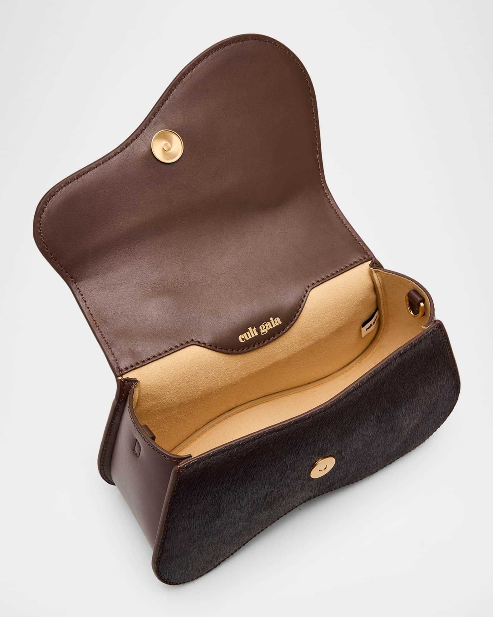 Cult Gaia Kazia Sculptural Calf Hair Crossbody Bag | Neiman Marcus