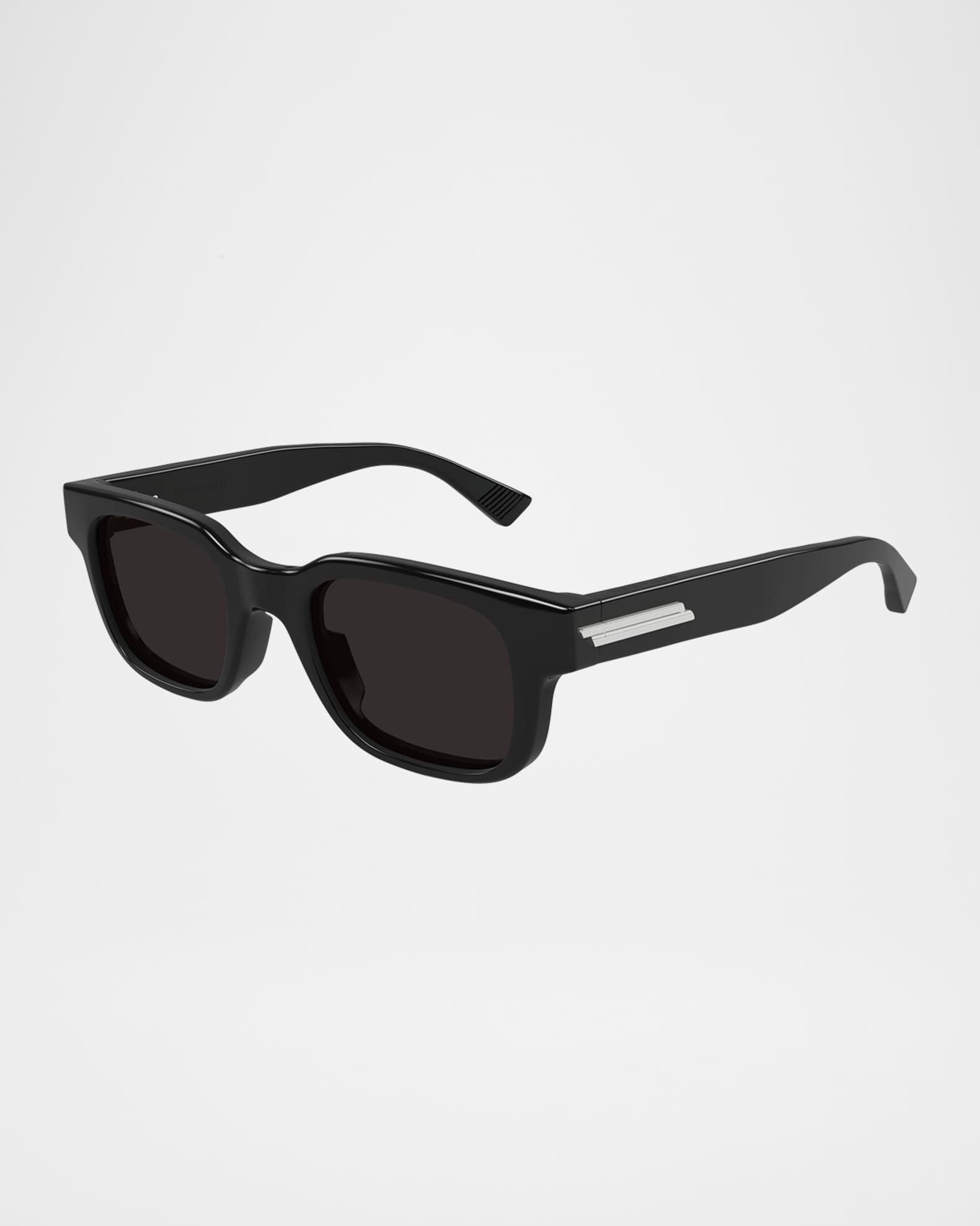 Bottega Veneta Men's Bv1411s-001 Acetate Rectangle Sunglasses