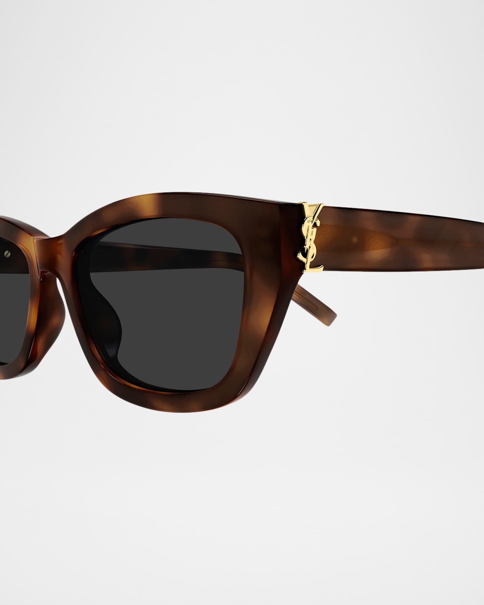 Saint Laurent YSL 55mm Acetate Rectangular Sunglasses | Neiman Marcus