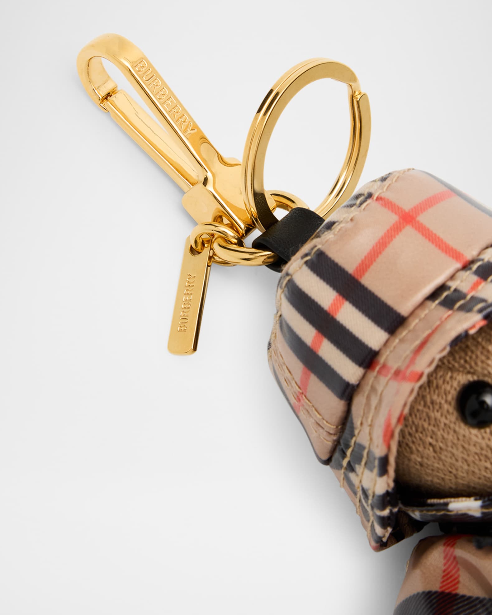 Burberry Thomas Check Raincoat Bear Bag Charm | Neiman Marcus