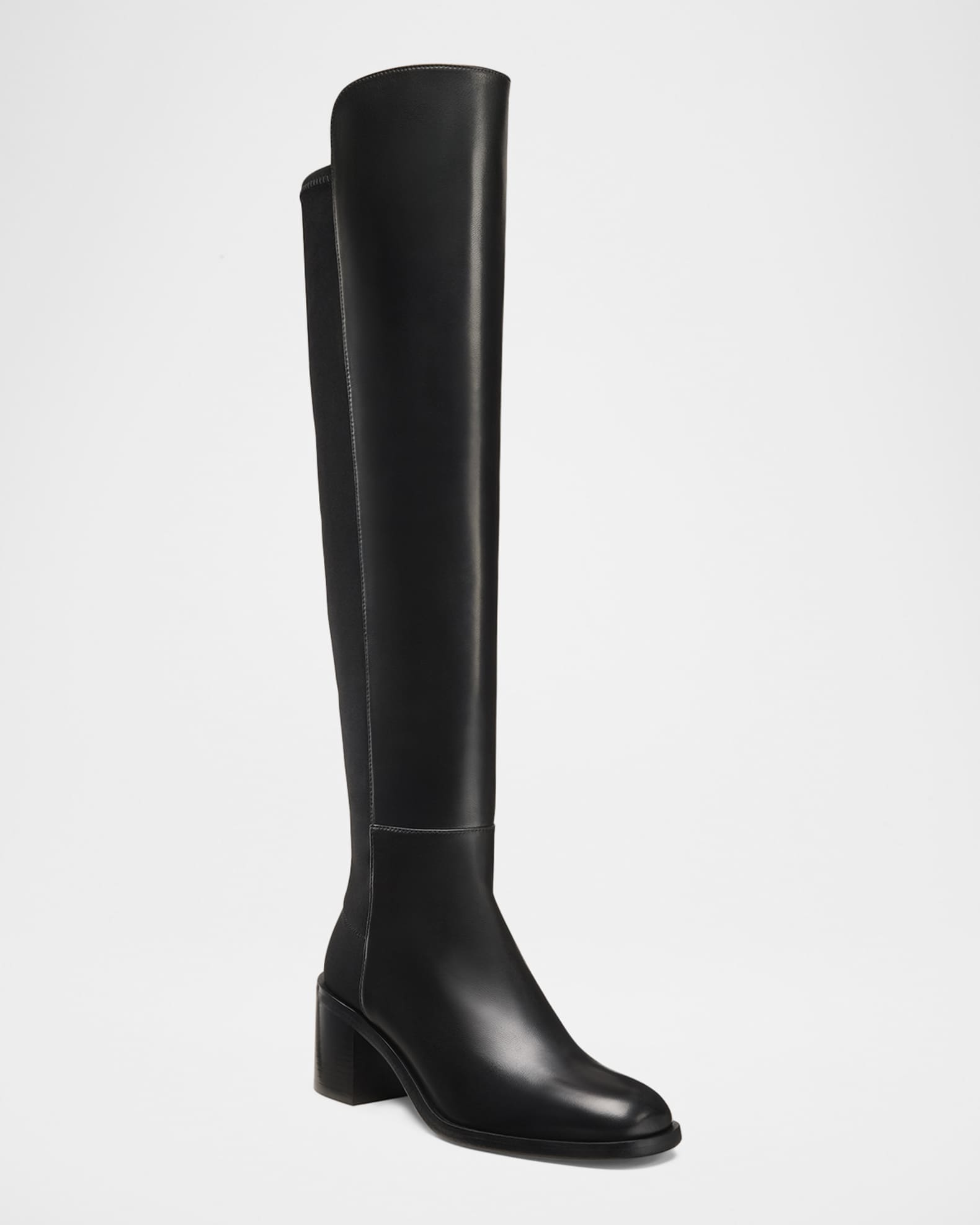 Stuart Weitzman 5050 Finn Leather Over-The-Knee Boots