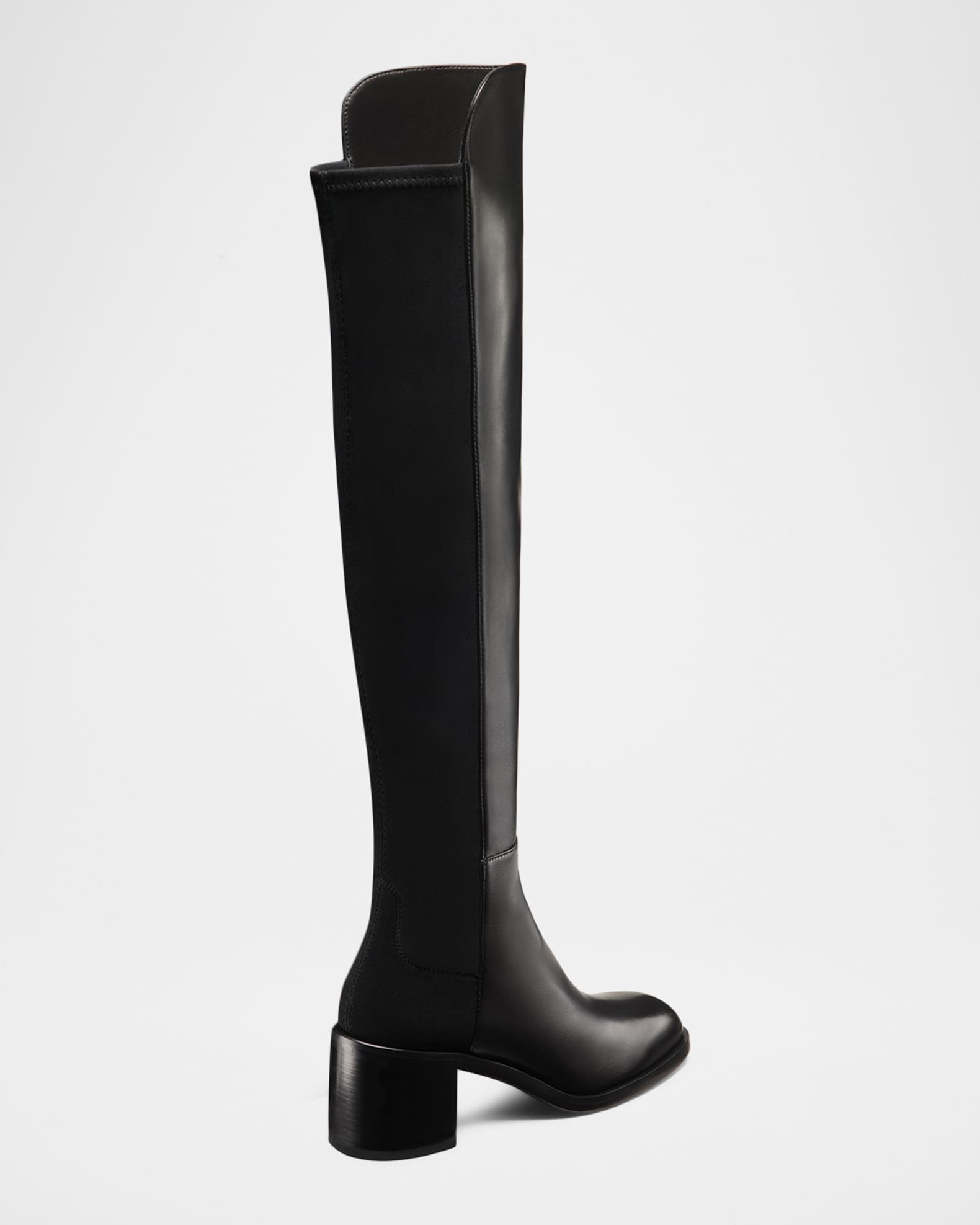 Stuart Weitzman 5050 Finn Leather Over-The-Knee Boots | Neiman Marcus