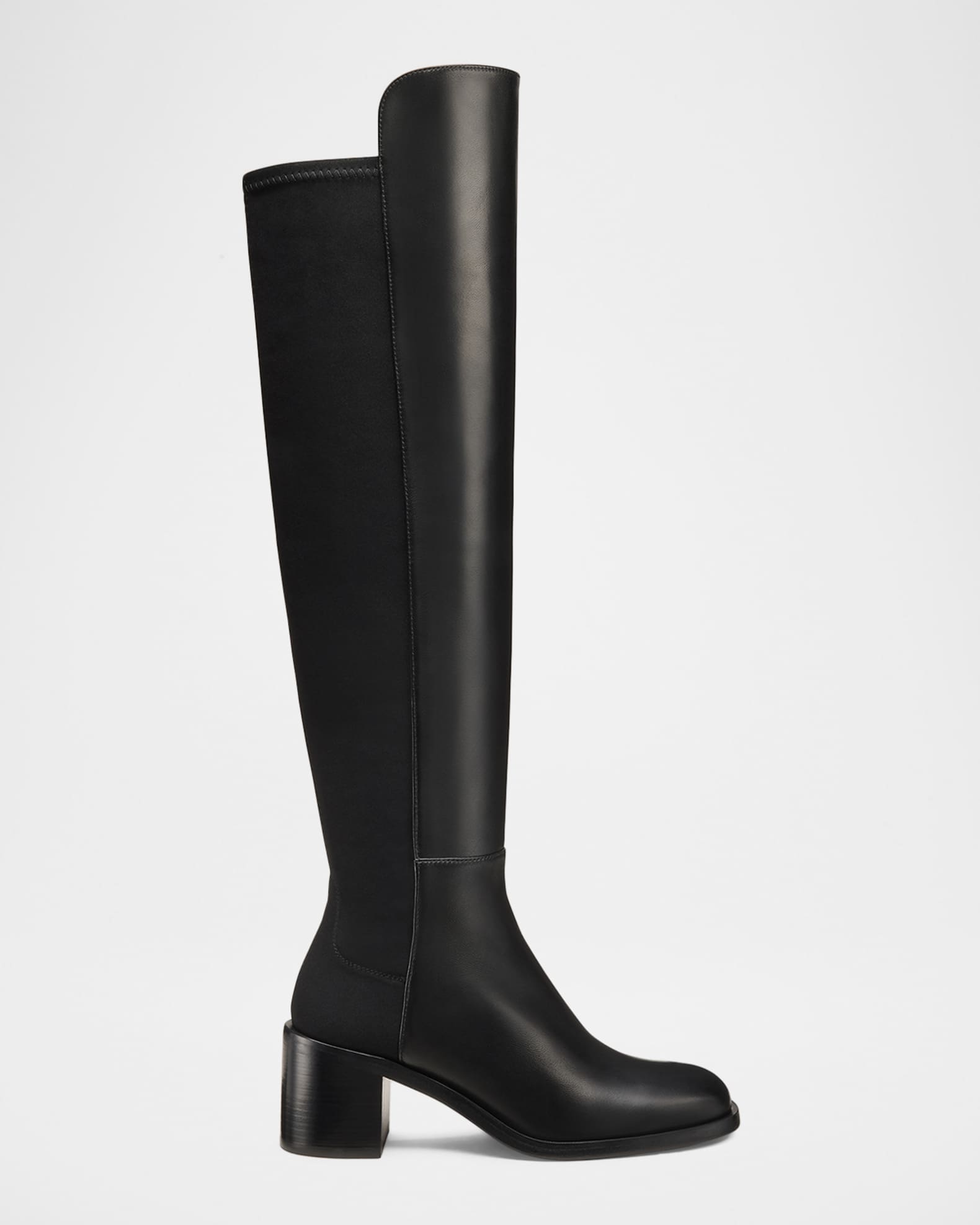 Stuart Weitzman 5050 Finn Leather Over-The-Knee Boots
