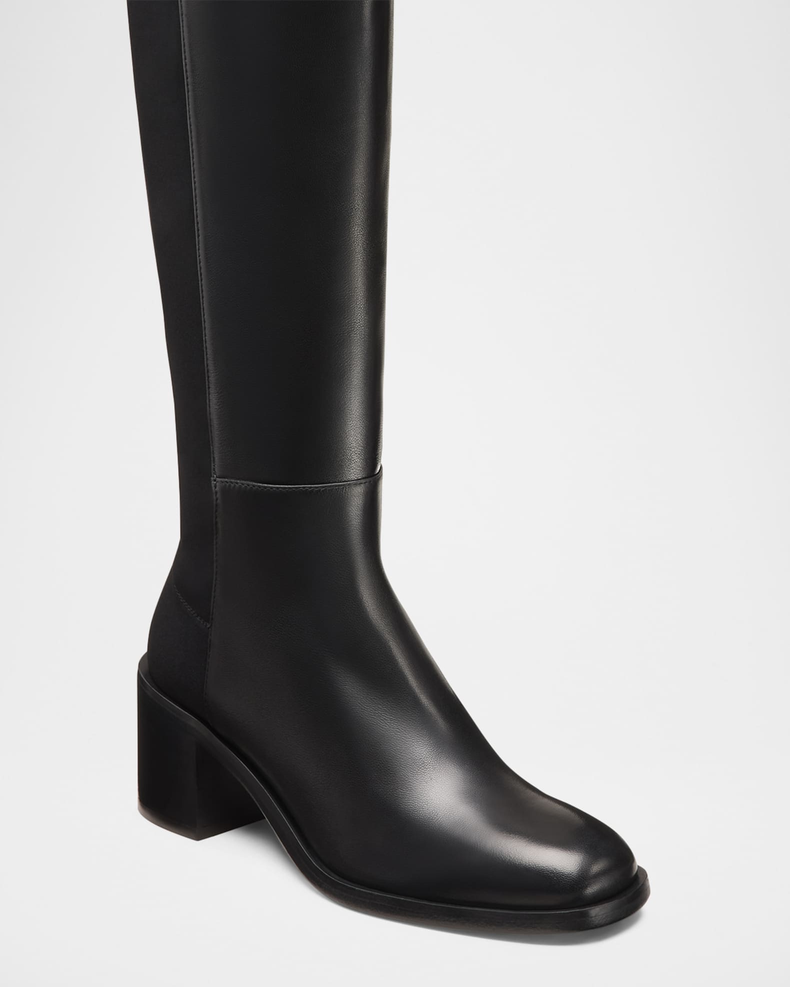 Stuart Weitzman 5050 Finn Leather Over-The-Knee Boots