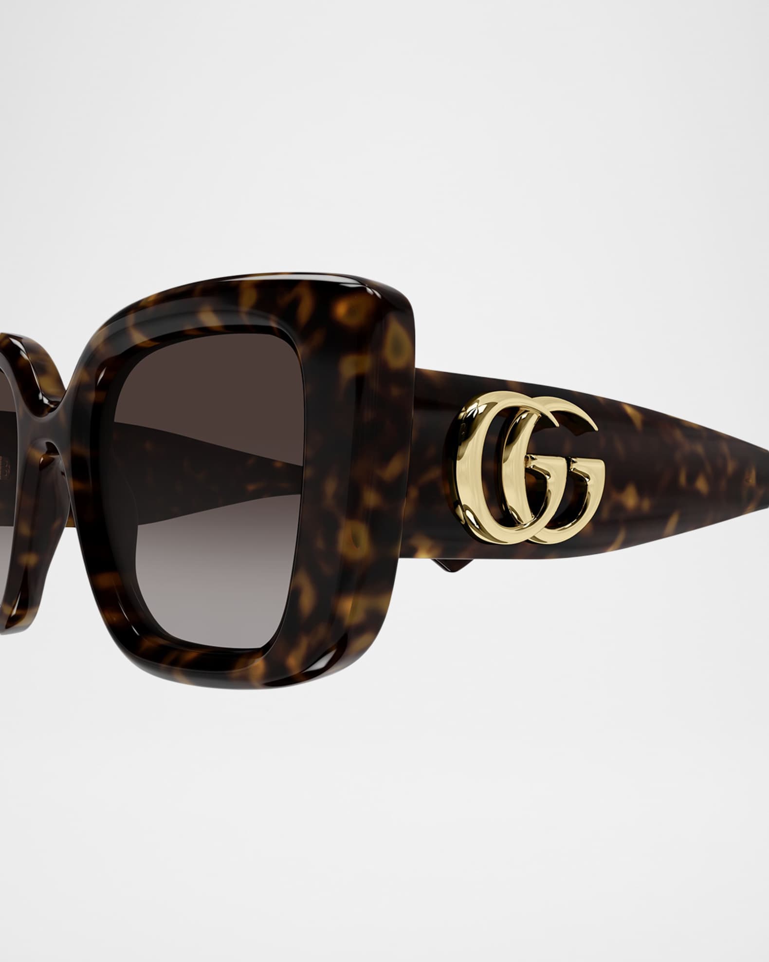 Gucci GG Bag 50mm Acetate Butterfly Sunglasses | Neiman Marcus
