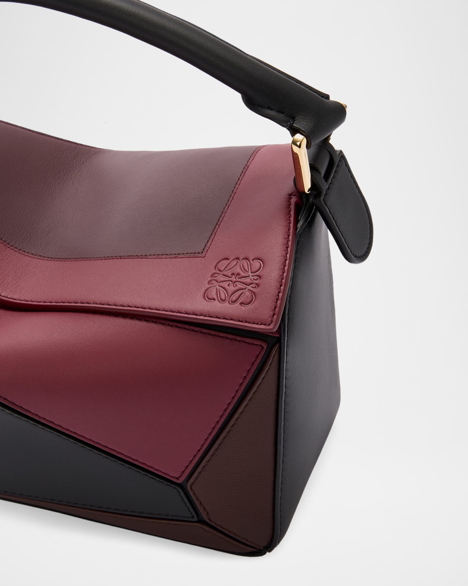 Loewe x Albers Puzzle Square Shoulder Bag in Leather | Neiman Marcus