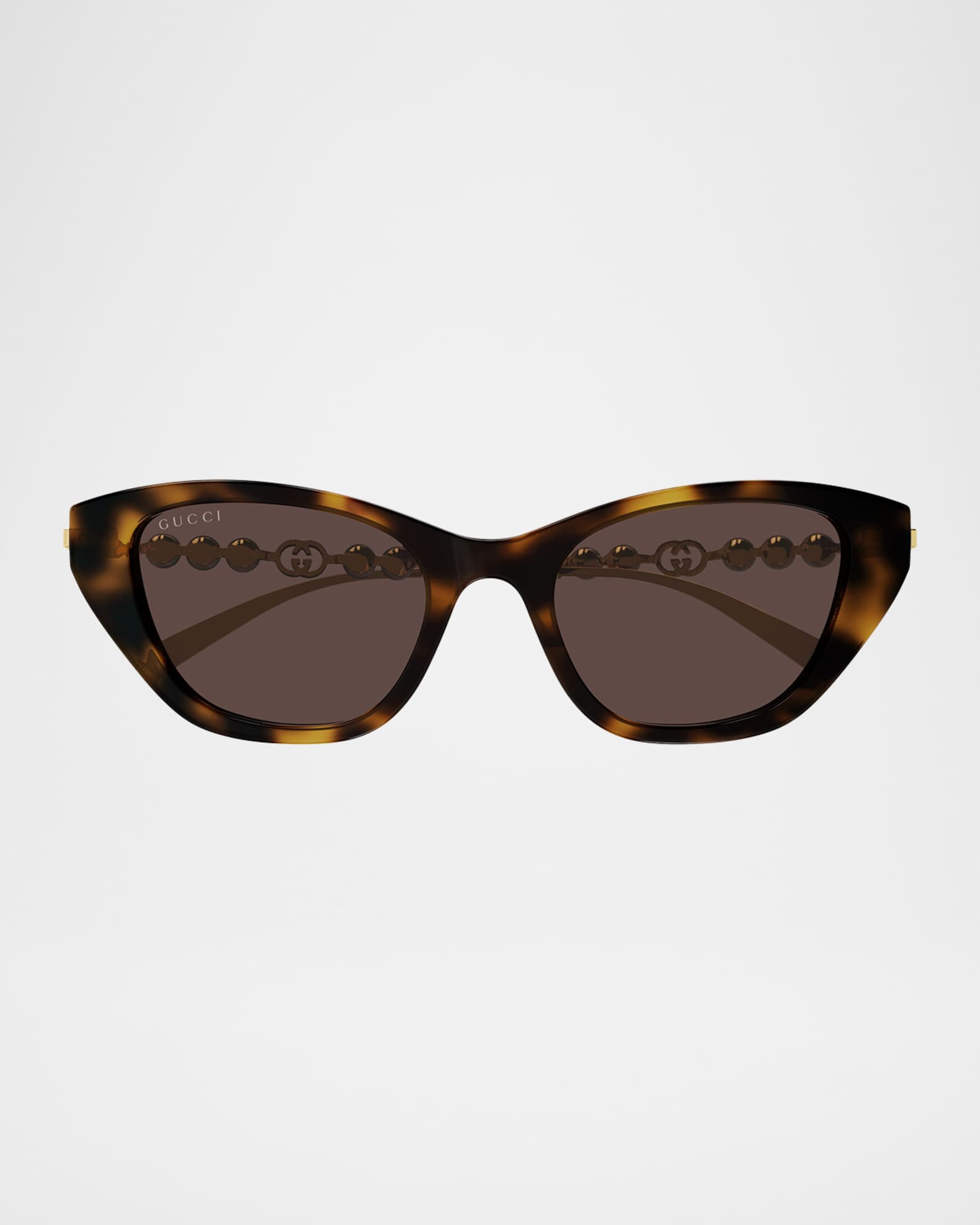 Gucci Pearls and Strass 50mm Acetate Cat-Eye Sunglasses | Neiman