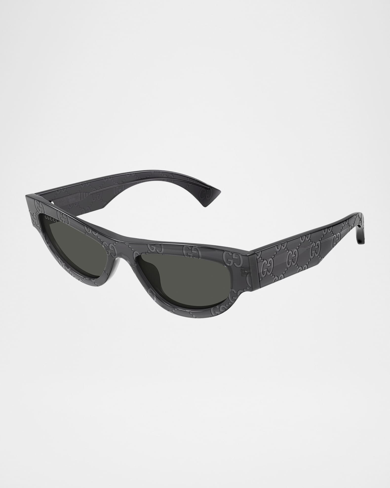 Gucci Miami Logo 53mm Acetate Cat-Eye Sunglasses | Neiman Marcus