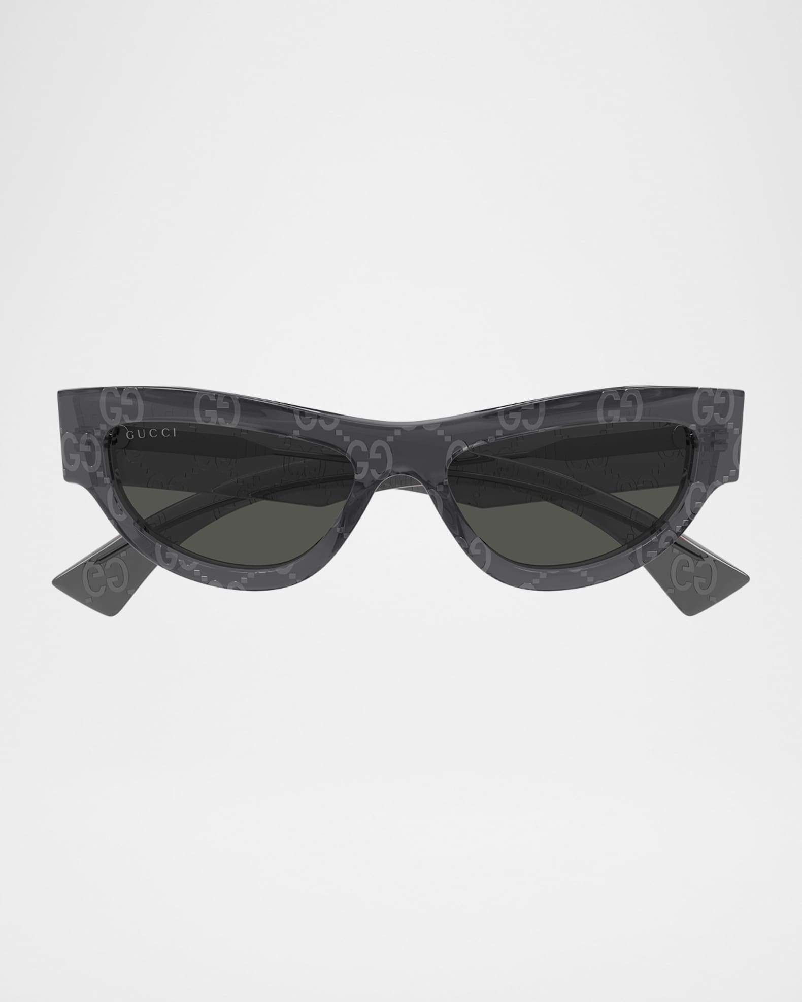 Gucci ブラック 　気まぐれ価格早い物勝ち！！ Gucci Miami Logo 53mm Acetate Cat-Eye Sunglasses | Neiman Marcus