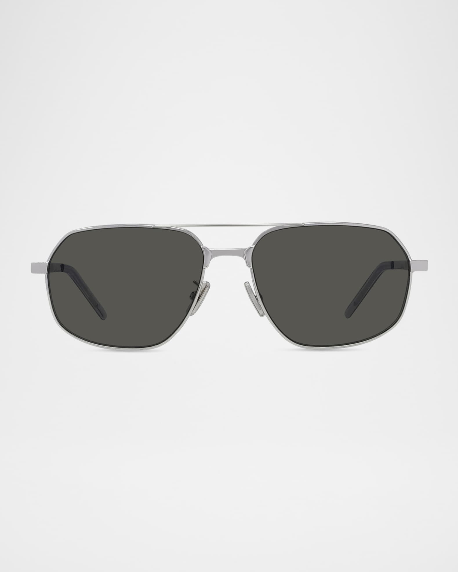 Givenchy GV One 57mm Metal Aviator Sunglasses | Neiman Marcus