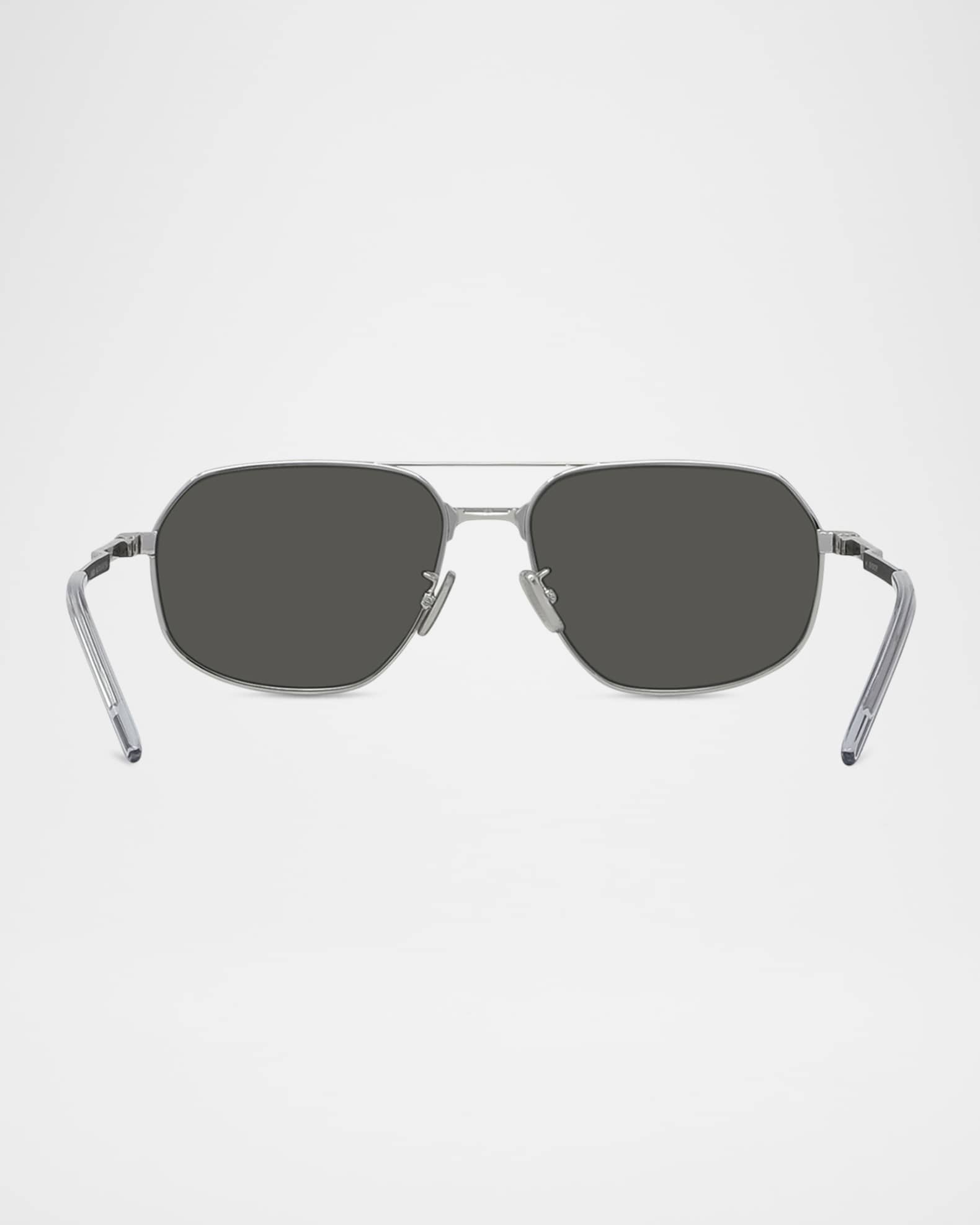 Givenchy GV One 57mm Metal Aviator Sunglasses | Neiman Marcus