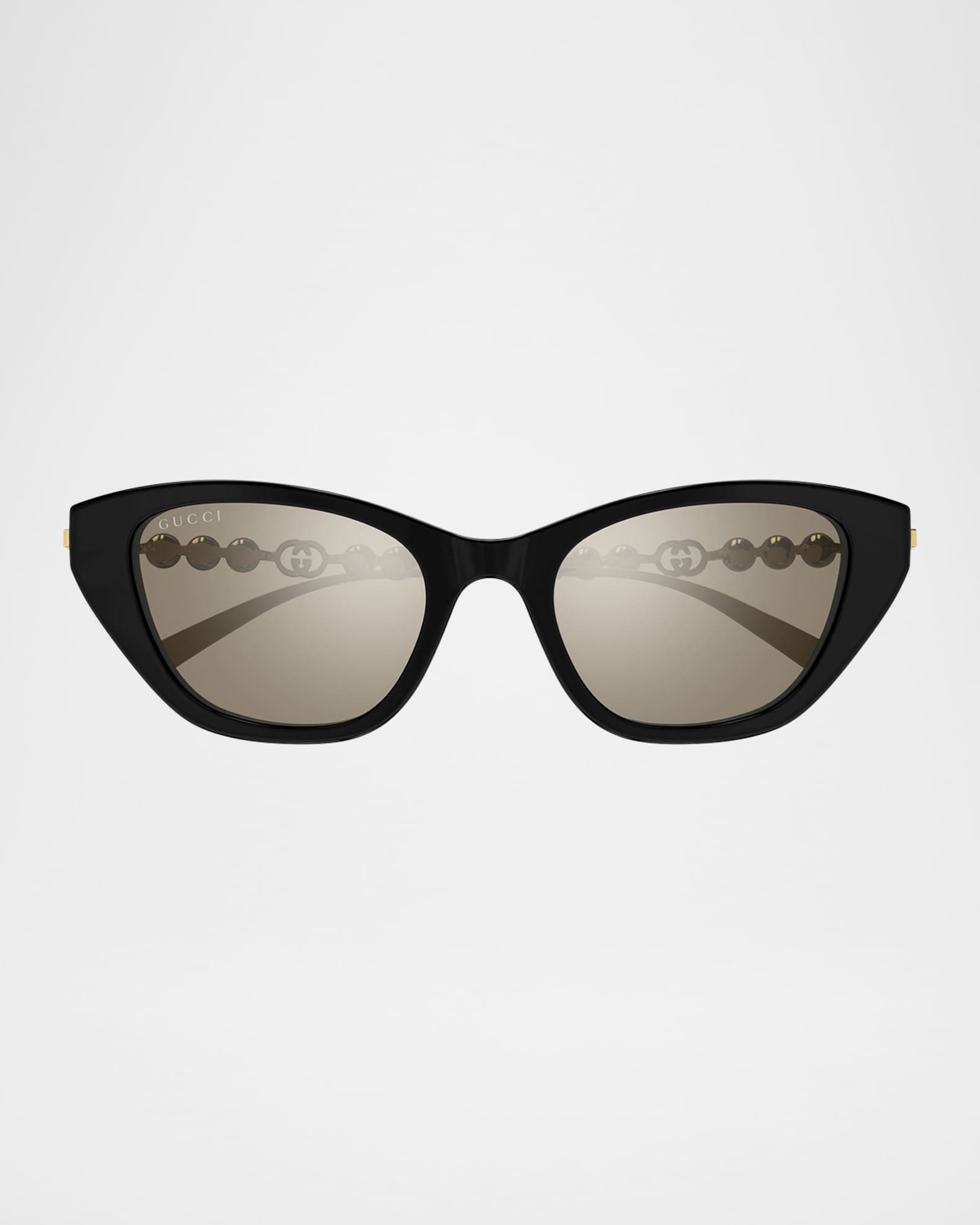 Gucci Pearls and Strass 50mm Acetate Cat-Eye Sunglasses | Neiman