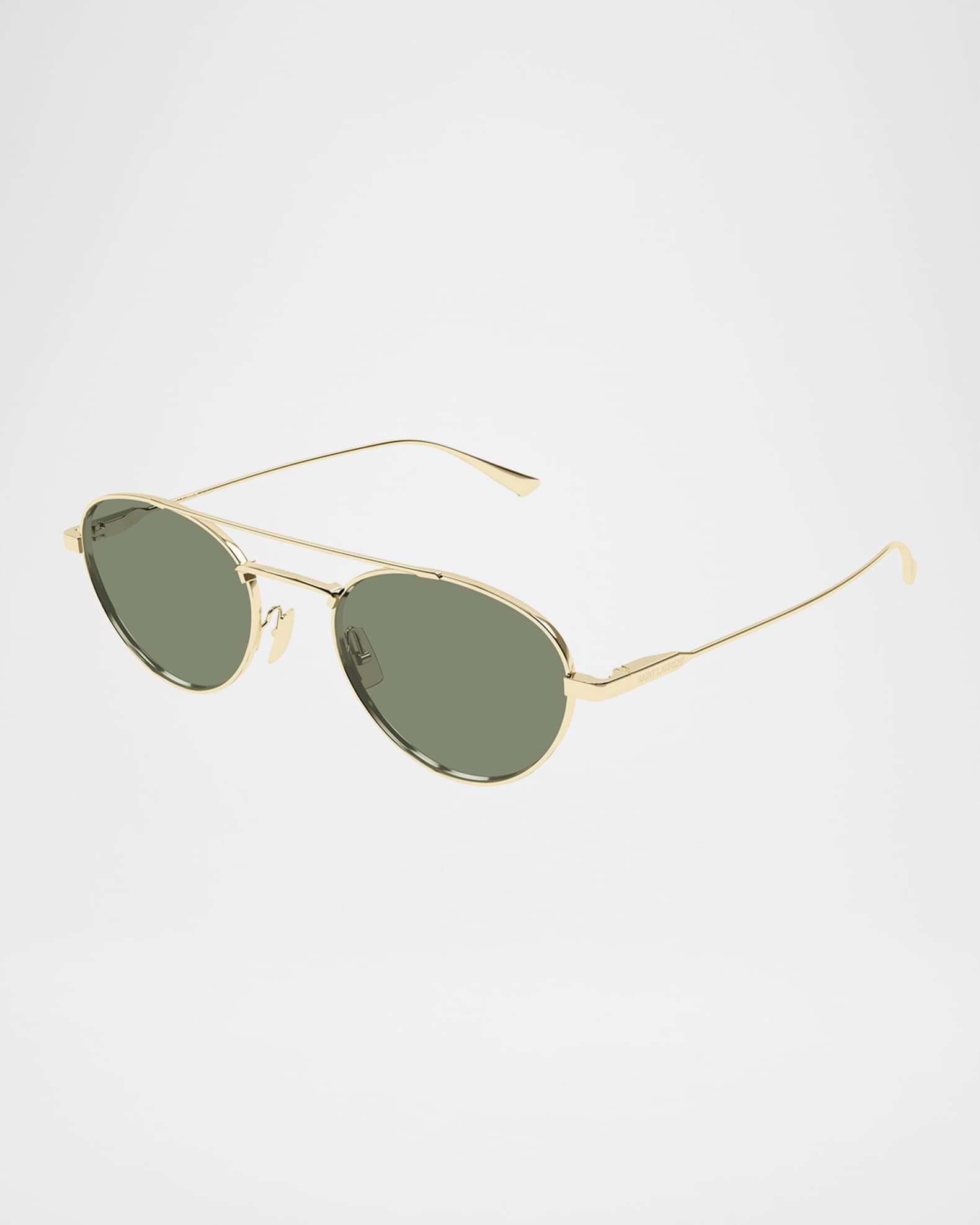 Saint Laurent 51mm Metal Aviator Sunglasses | Neiman Marcus