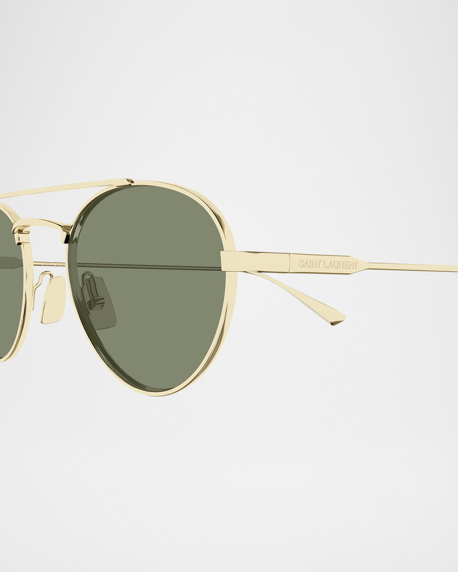 Saint Laurent 51mm Metal Aviator Sunglasses | Neiman Marcus