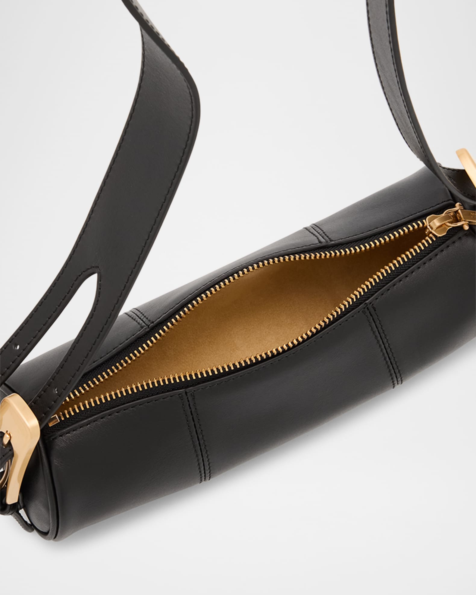 Cult Gaia Laina Baguette Leather Shoulder Bag | Neiman Marcus