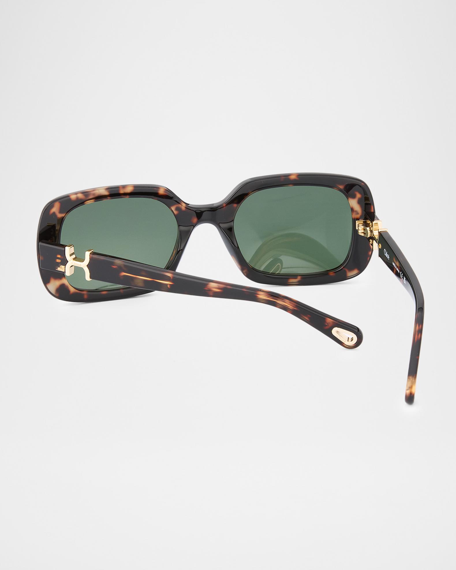 Chloe Marcie 53mm Rectangular Sunglasses | Neiman Marcus
