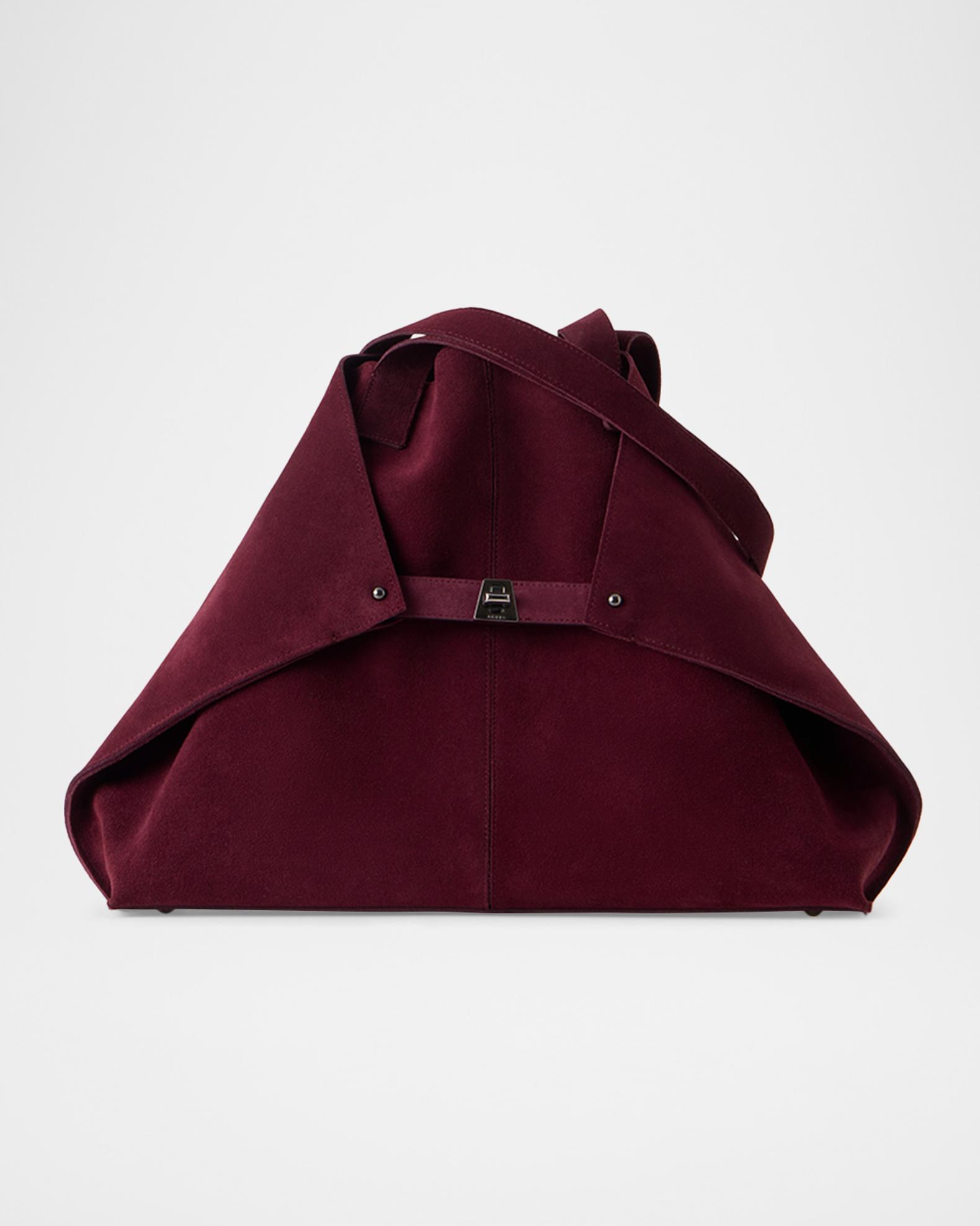 Akris Ai Medium Suede Tote Bag | Neiman Marcus