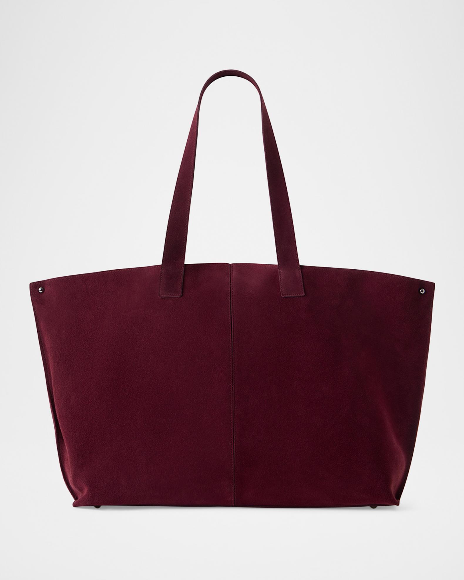 Akris Ai Medium Suede Tote Bag | Neiman Marcus