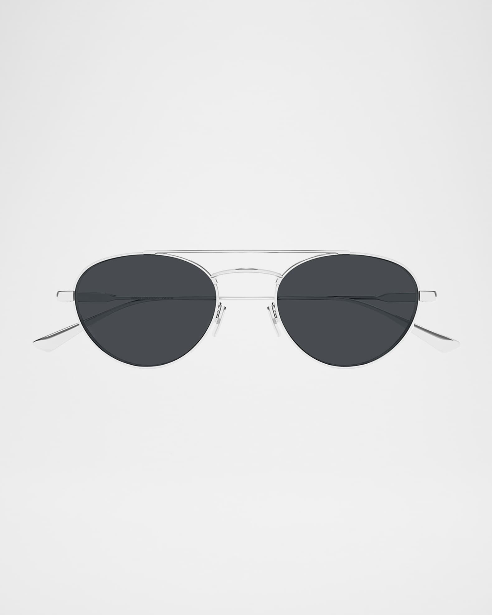 Saint Laurent 51mm Metal Aviator Sunglasses | Neiman Marcus