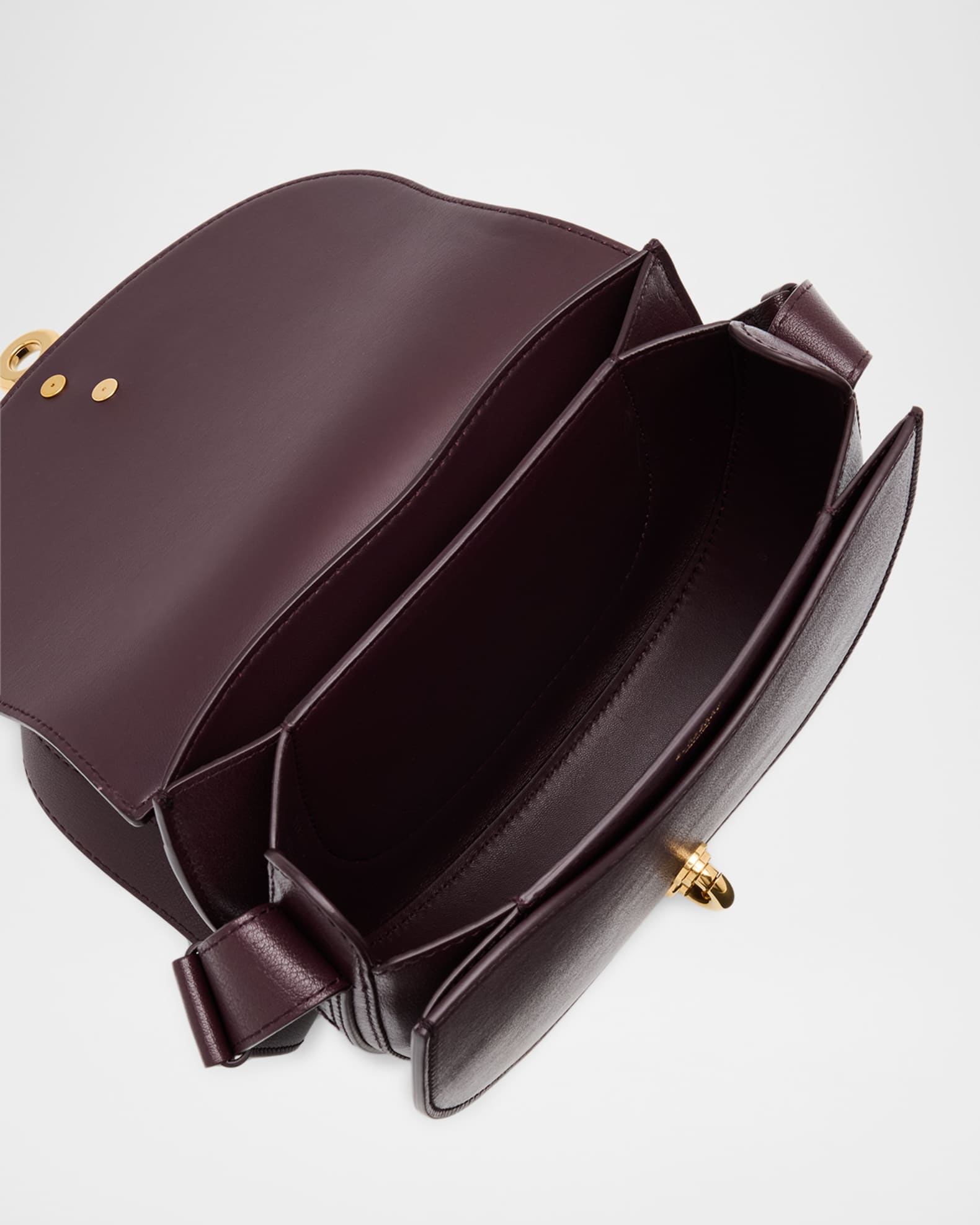 Burberry Bridle Small Leather Saddle Shoulder Bag | Neiman Marcus