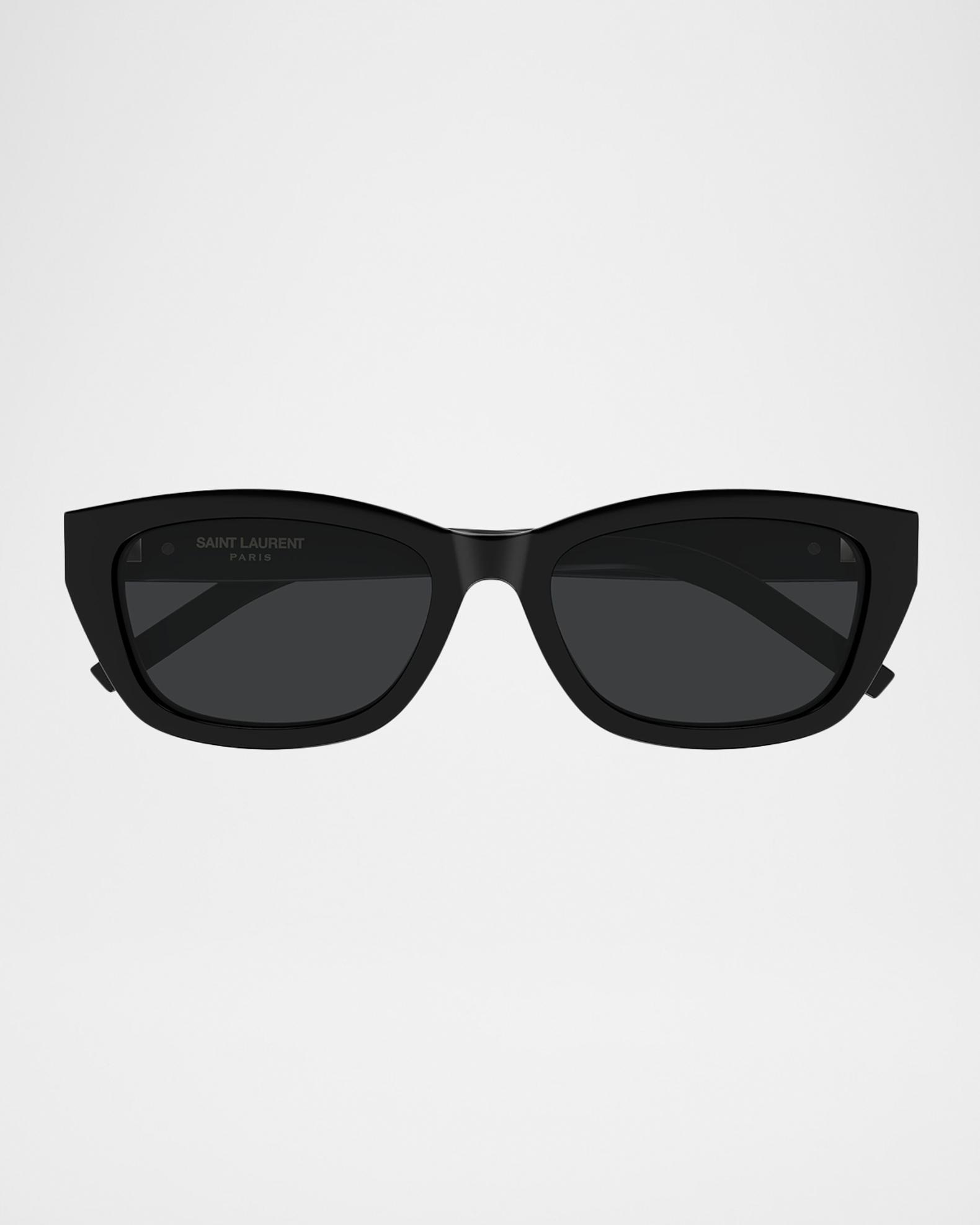 Saint Laurent YSL 55mm Rectangular Acetate Sunglasses  display picture 3