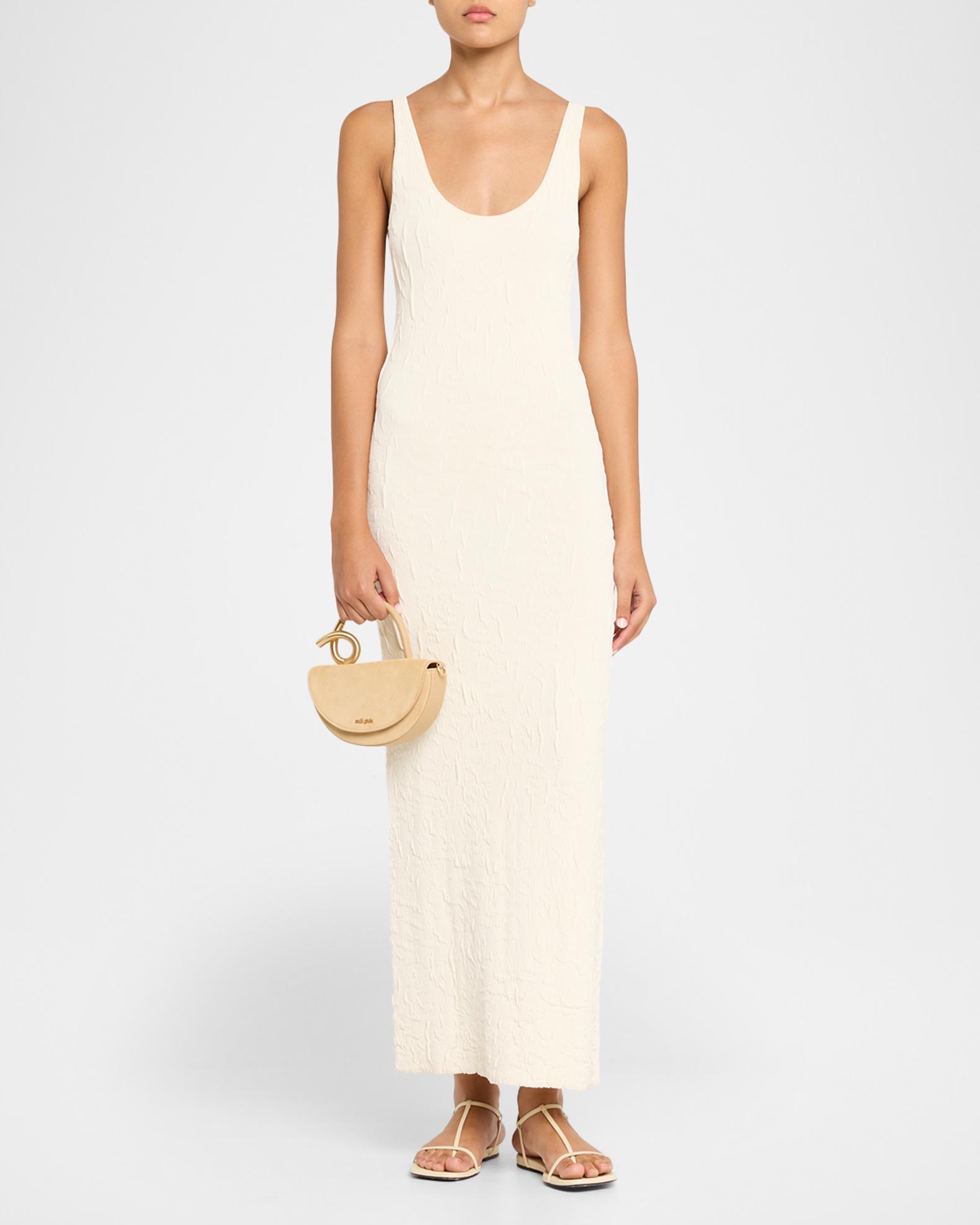 Cult Gaia Azariah Suede & Leather Top-Handle Bag | Neiman Marcus