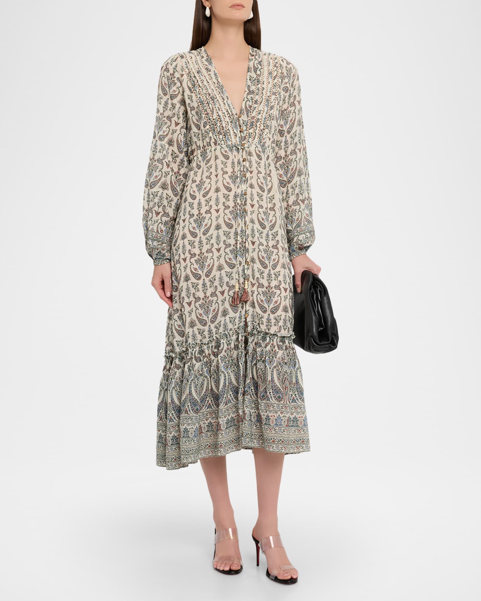 ロンハーマン Wrinkle Long Sleeve Dress ワンピース Ron Herman - 杏様専用 Ronherman Wrinkle Long Sleeve Dressの通販 by