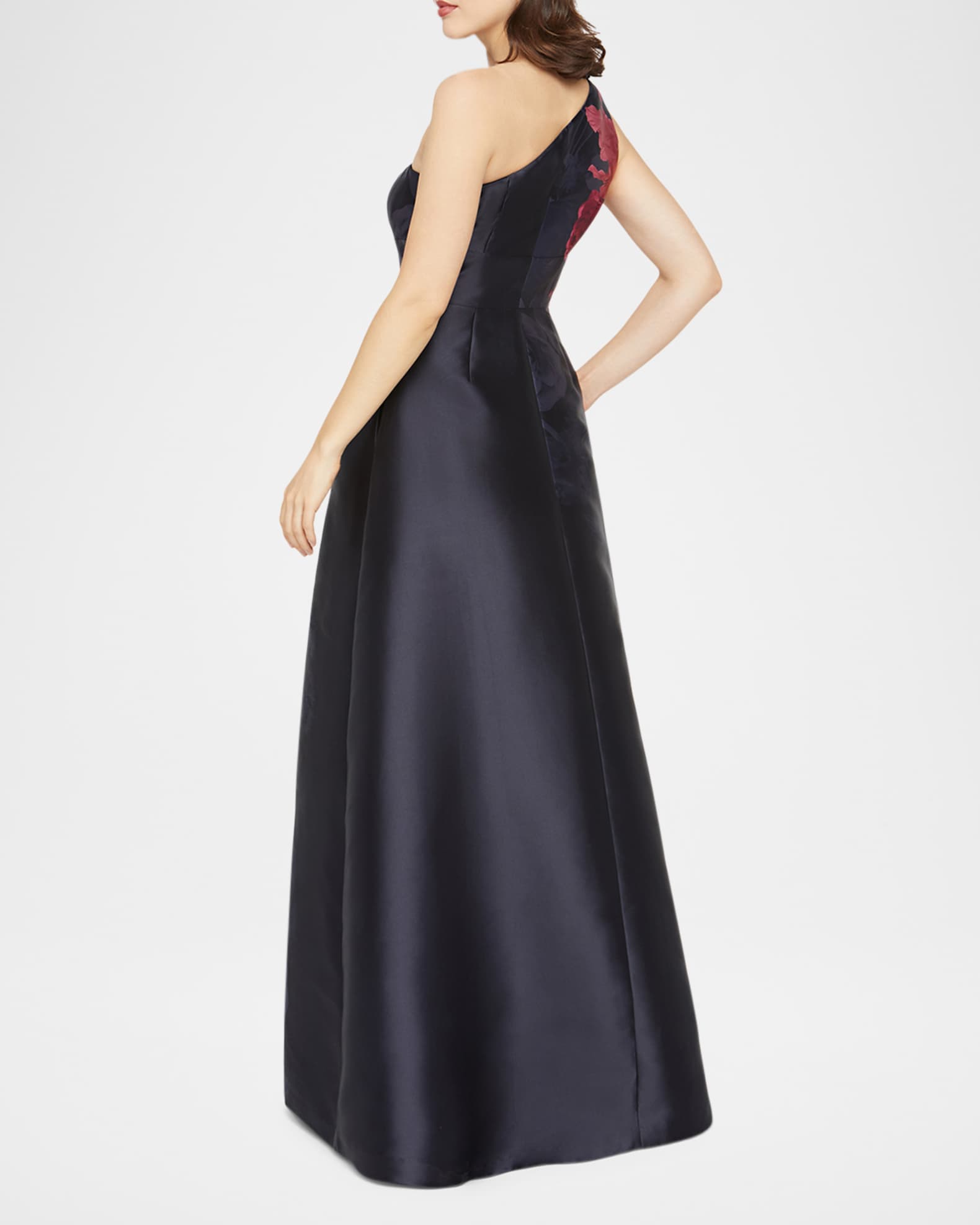 green emerald velvet dress Diana Gown Layered Tulle Evening Dress 8 / Champagne/Silver main image 1