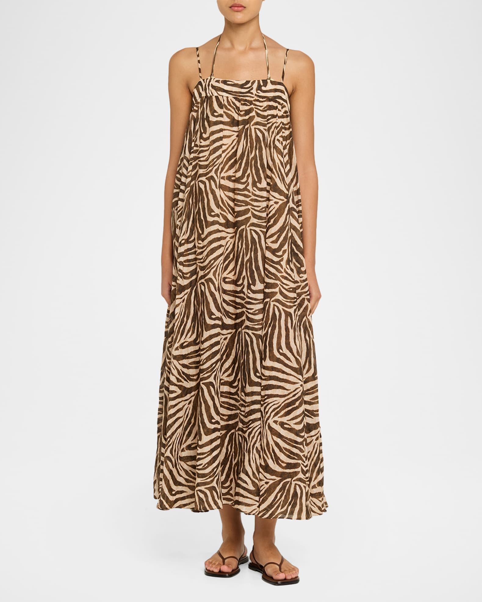 Zimmermann Wanderlust Zebra Maxi Dress | Neiman Marcus