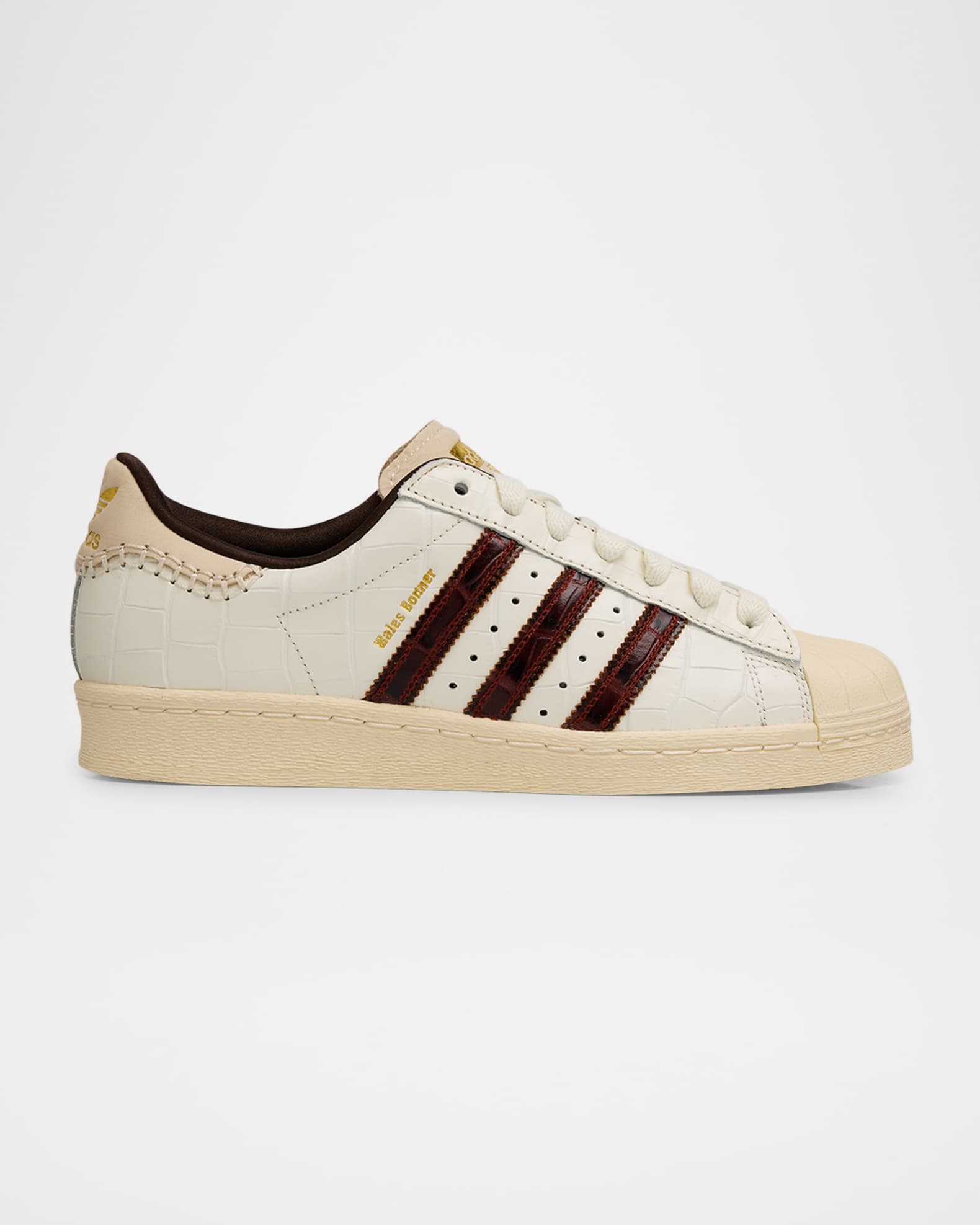 adidas x Wales Bonner Men's Superstar Croc-Embossed Leather