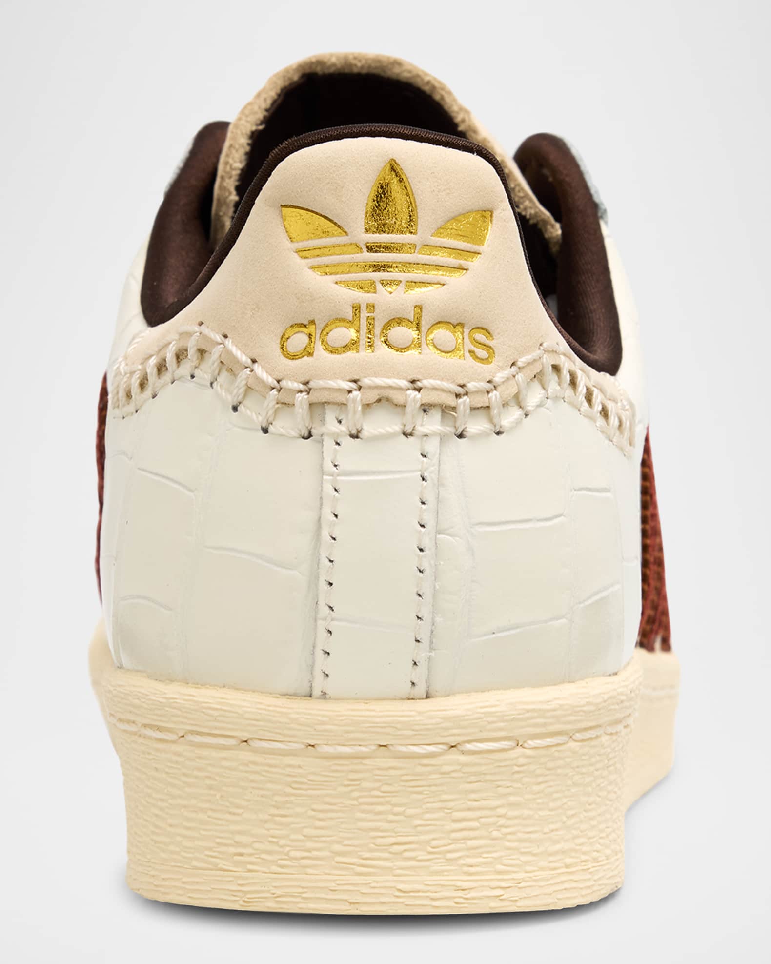 adidas x Wales Bonner Men's Superstar Croc-Embossed Leather